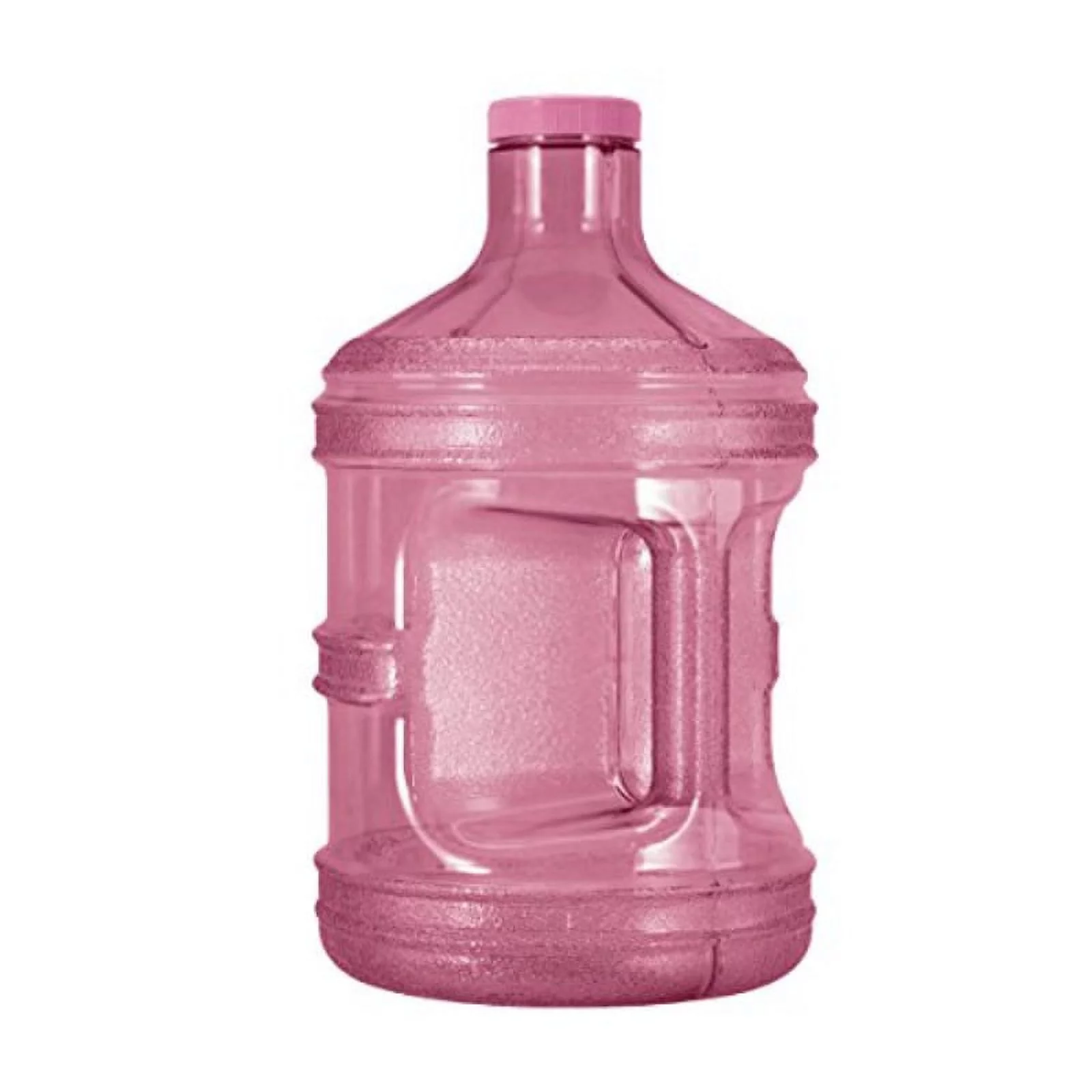 Geo Sports Bottles 1 Gallon Reusable Leak-Proof Drinking Water Bottle w/48mm Screw Cap (Pink)