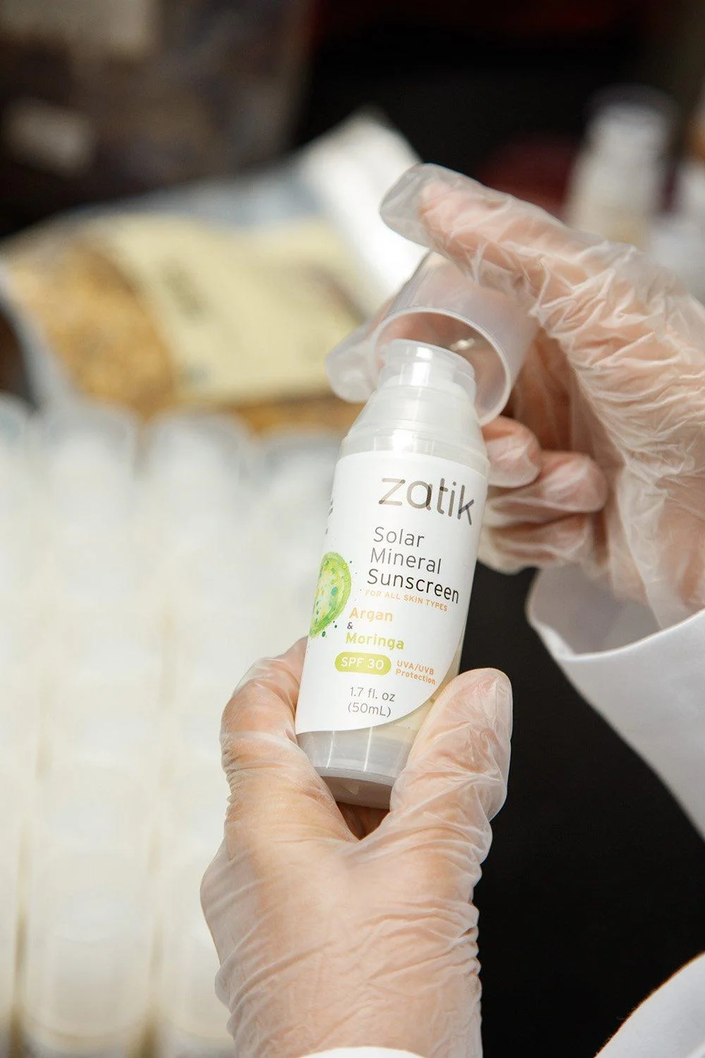 Zatik Solar Mineral Sunscreen SPF 30 - 1.7 fl oz Pack of 3