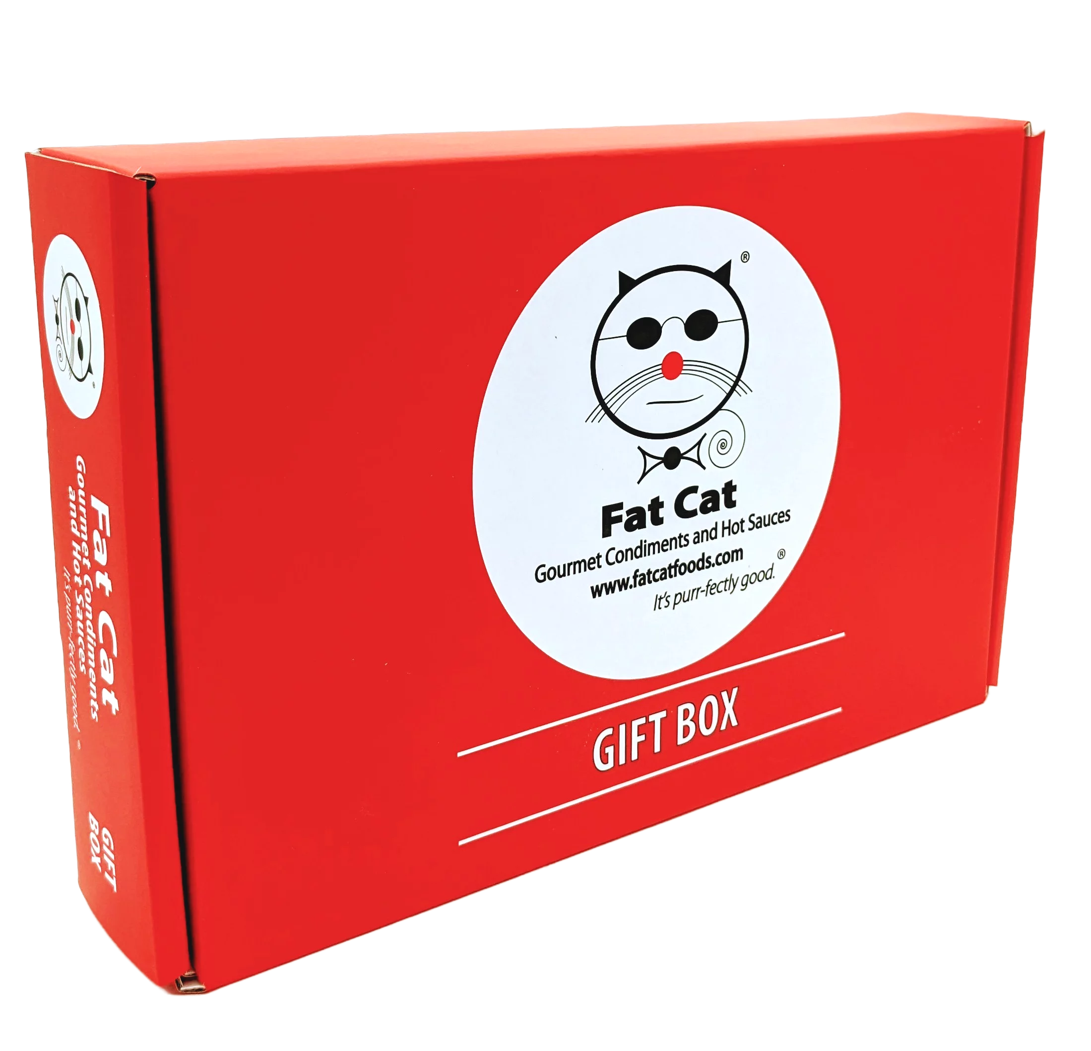 Heat Lovers Hot Sauce Gift Set and Sampler Variety Pack by Fat Cat Gourmet (5 Bottles)