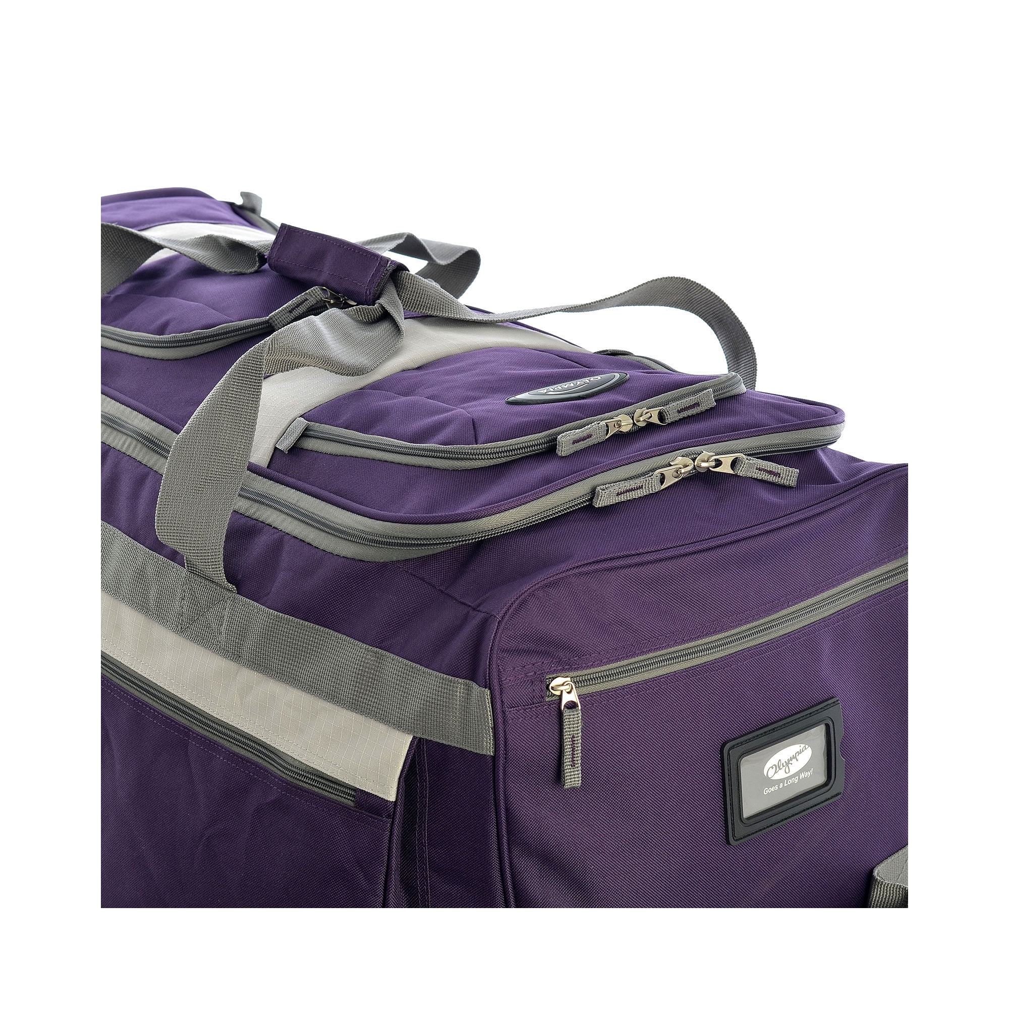 Olympia Travel/Luggage Case (Rolling Duffel) Travel Essential, Dark Lavender