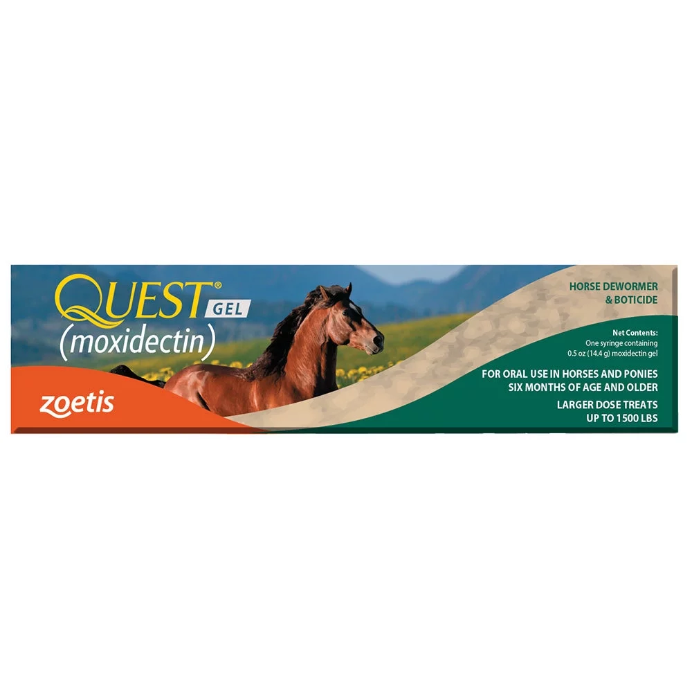 Pfizer Quest Horse Dewormers Gel, 0.4 oz