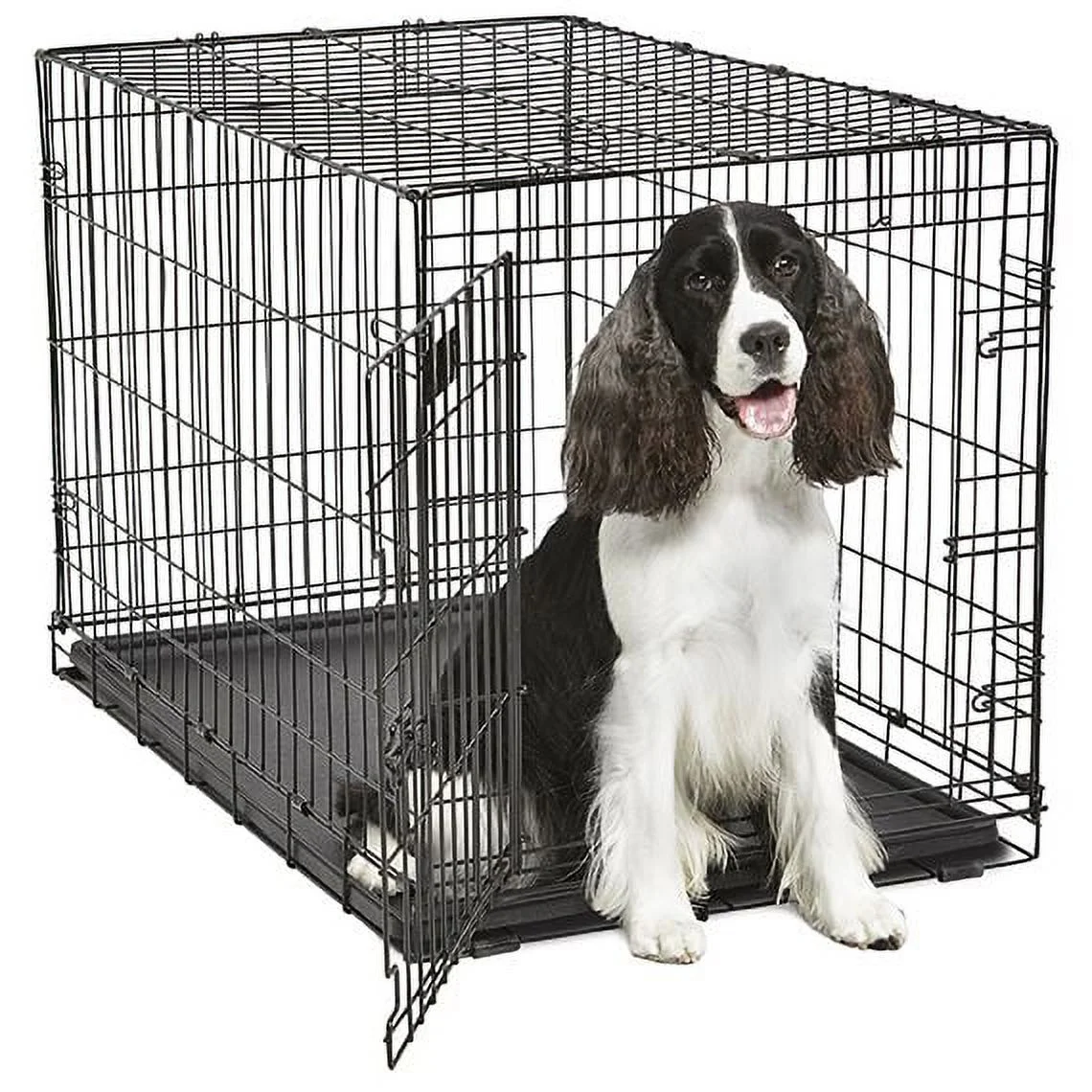 MidWest Contour Wire Dog Crate Single Door [Dog, Crates & Pens] Intermediate - 1 count