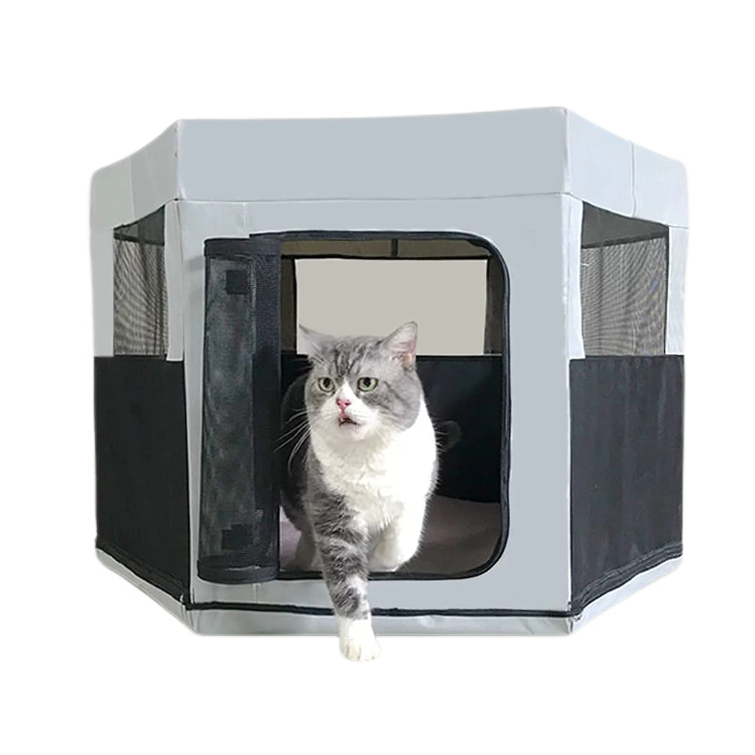 Portable Pet Playpen, Cat Delivery Room Playpen Travel, Dog Kennel Pet Tent Playpen for Large Medium Dogs/Cats/Rabbits/Hamster