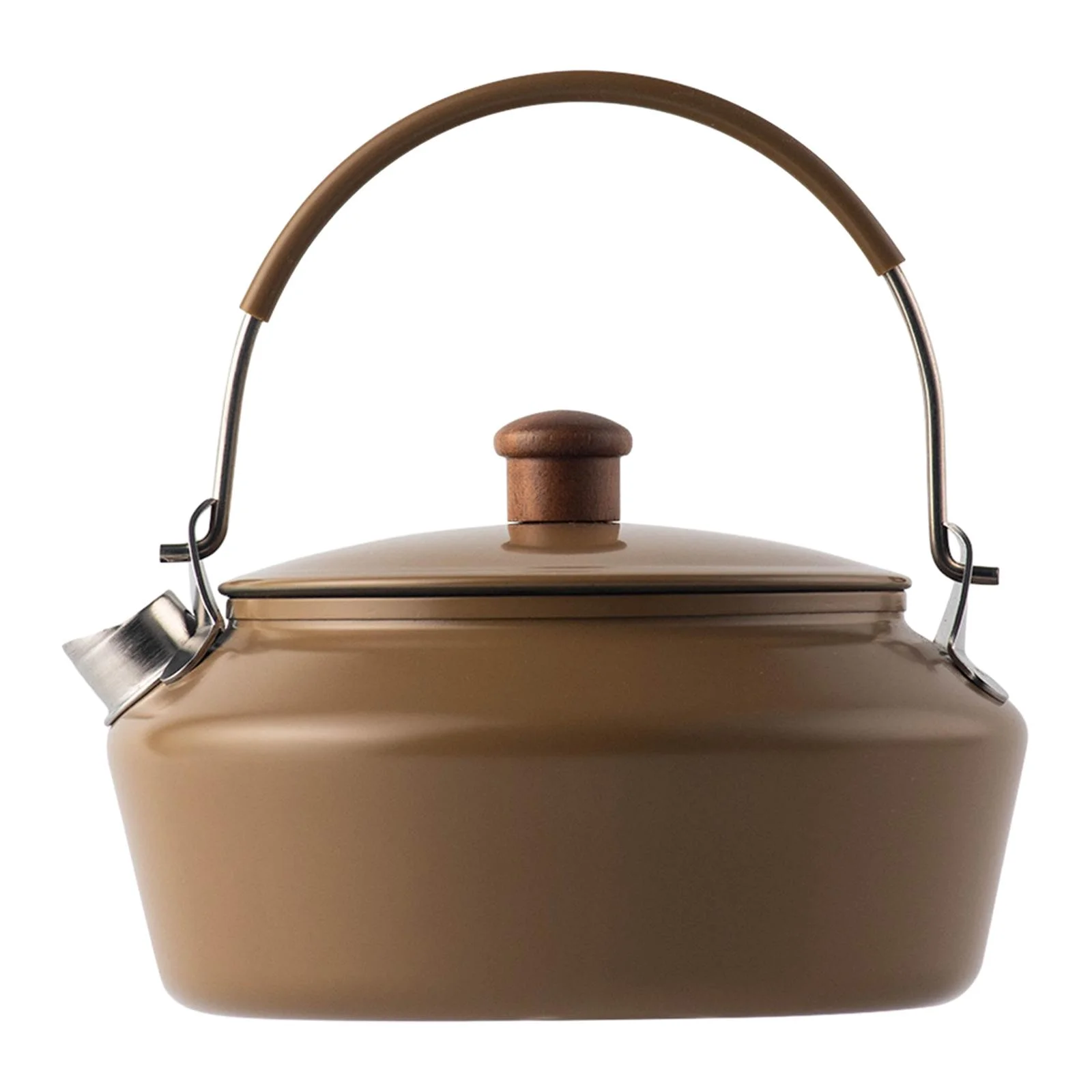 Miulika 1L Camping Kettle Tea Kettle Portable Durable Water Kettle Coffee Pot Teapot for Backpacking Fishing Road Trip Hiking Outdoor