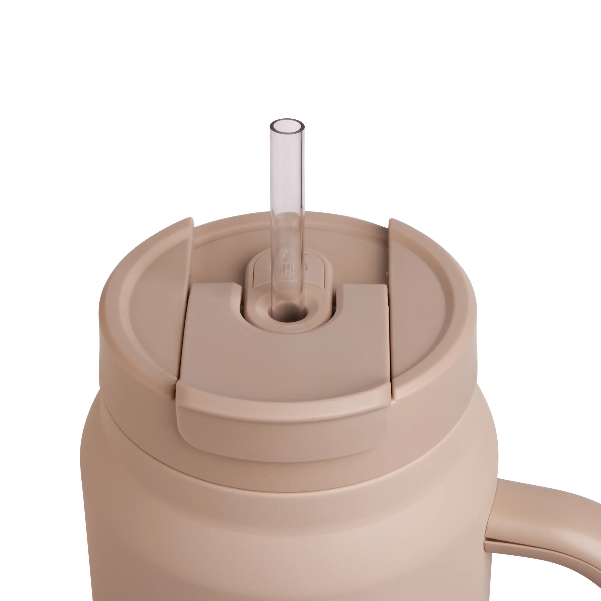 TAL Stainless Steel Hudson Tumbler with Straw 64 fl oz, Taupe