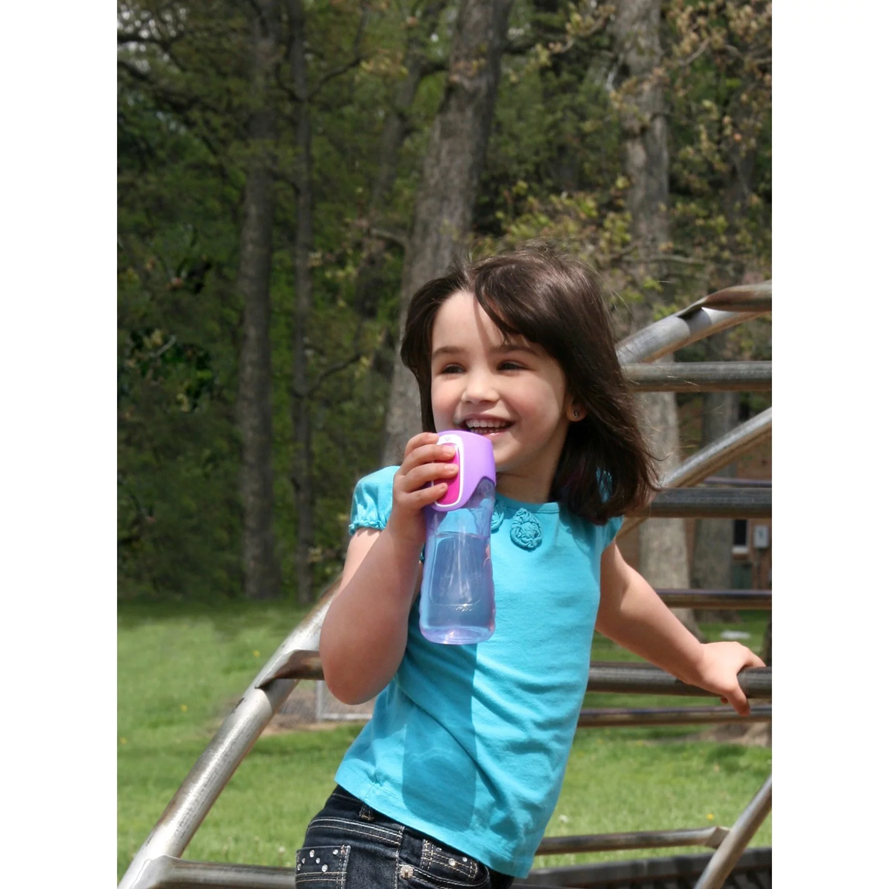 Contigo 14 oz. Kids Trekker Autoseal Water Bottle 2-Pack-Cherry Blossom/Amethyst