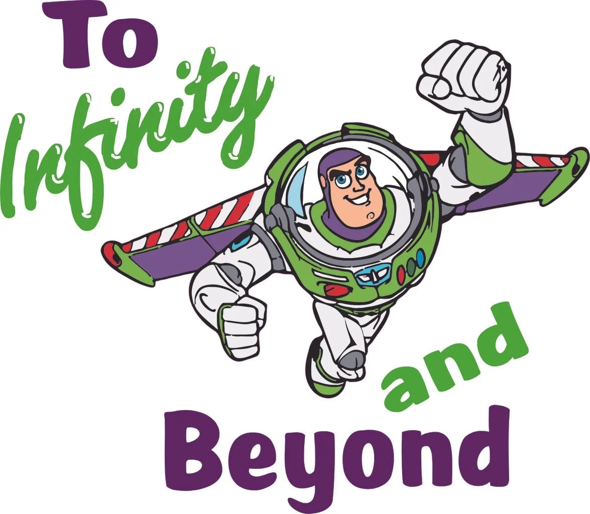 Buzz Lightyear Toy Story Cartoon Decors Wall Sticker Art Design Decal for Girls Boys Kids Room Bedroom Nursery Kindergarten House Fun Home Decor Stickers Wall Art Vinyl Decoration (18x20 inch)