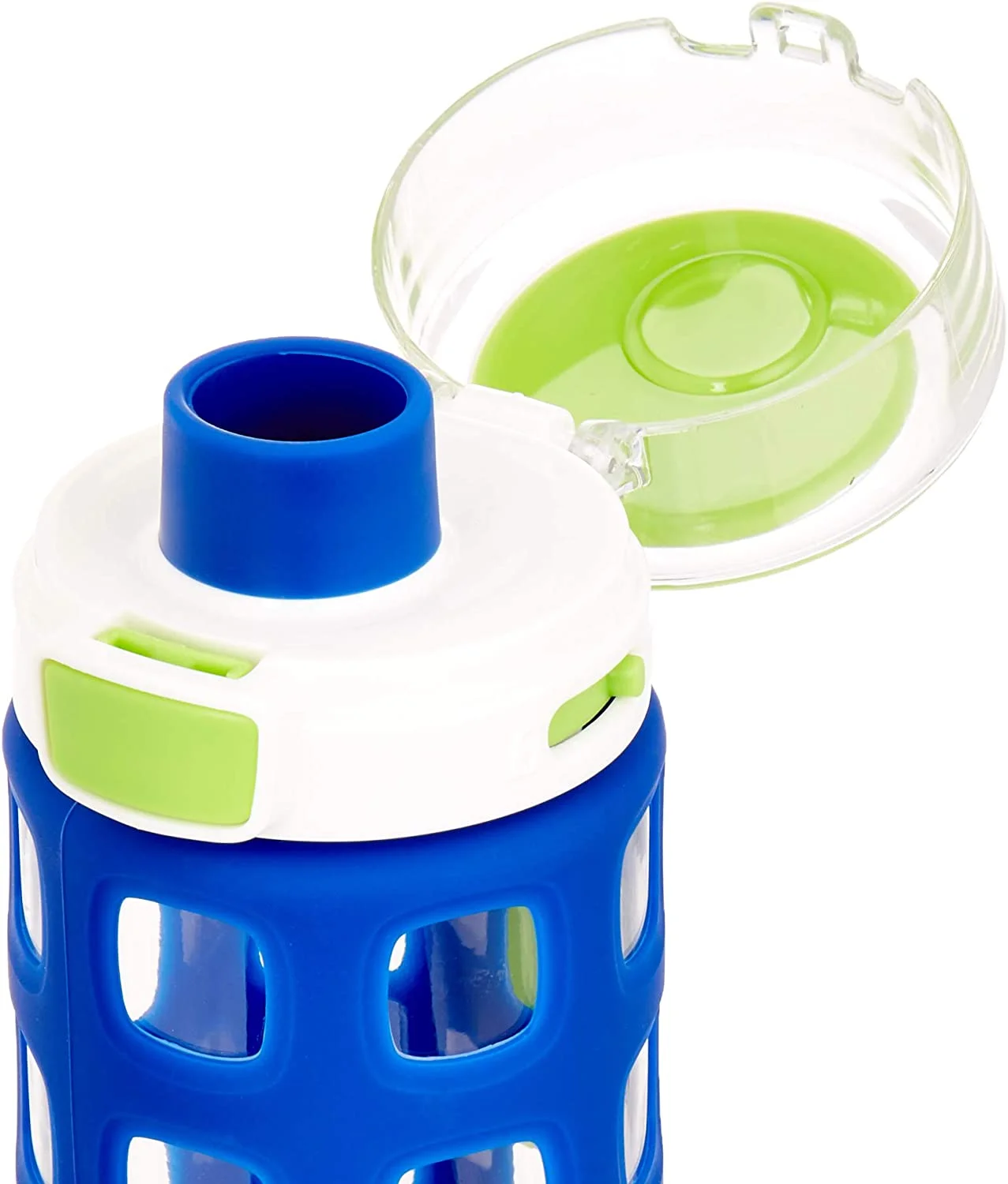 Ello Dash Tritan Plastic Kids Water Bottle with Silicone Sleeve