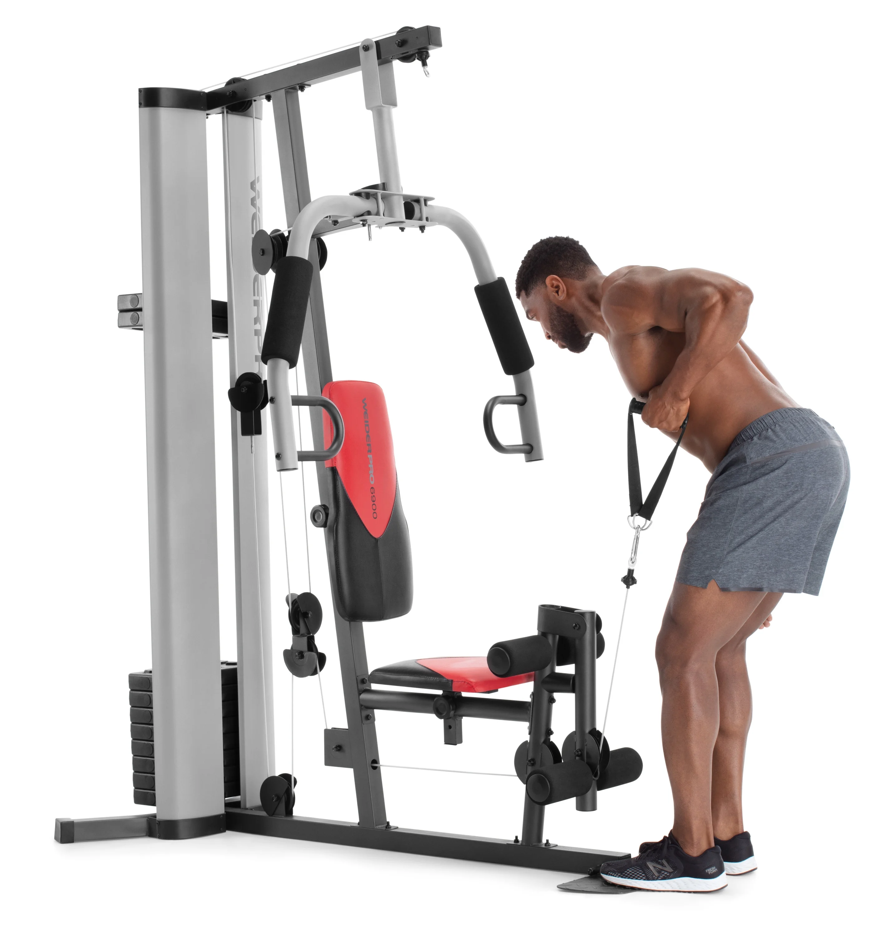 Weider Pro 6900 Home Gym System with 125 Lb. Weight Stack