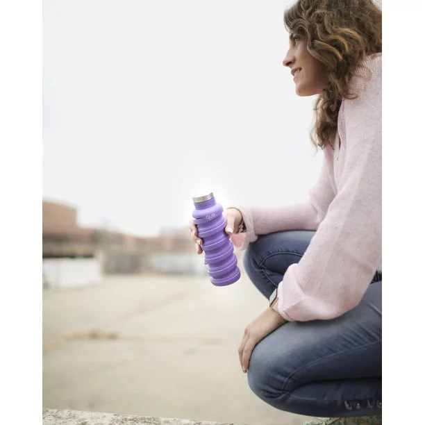 que Bottle - 20 fl oz Collapsible Water Bottle - BPA-Free & Non-Toxic