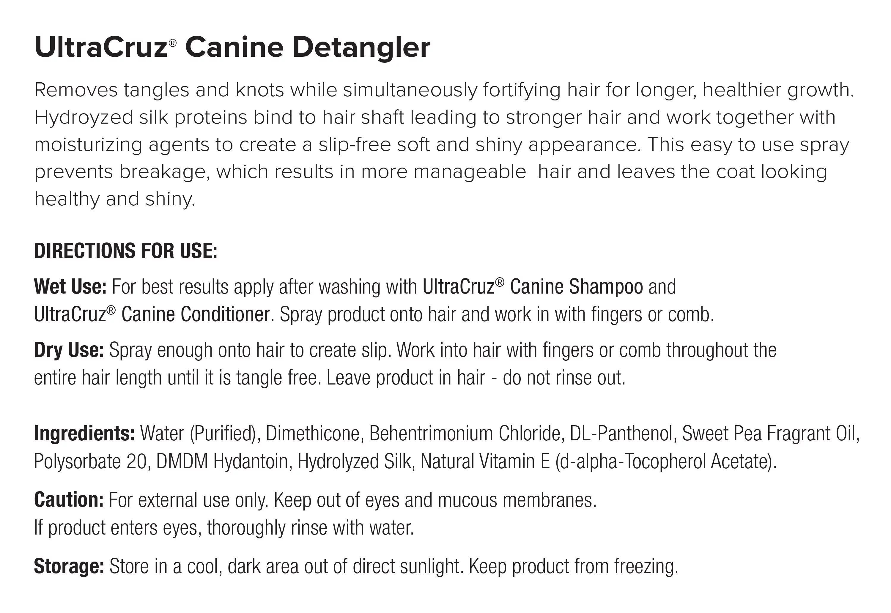 UltraCruz Canine Oatmeal Dog Shampoo & Conditioner Bundle, 32 oz Each with 16 oz Detangler