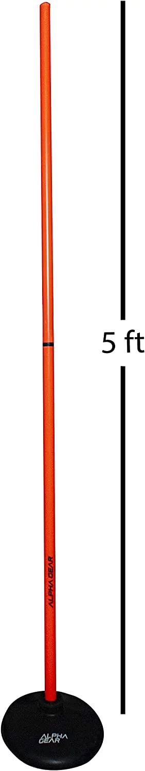 Speed And Agility Turf Training Poles (Orange)
