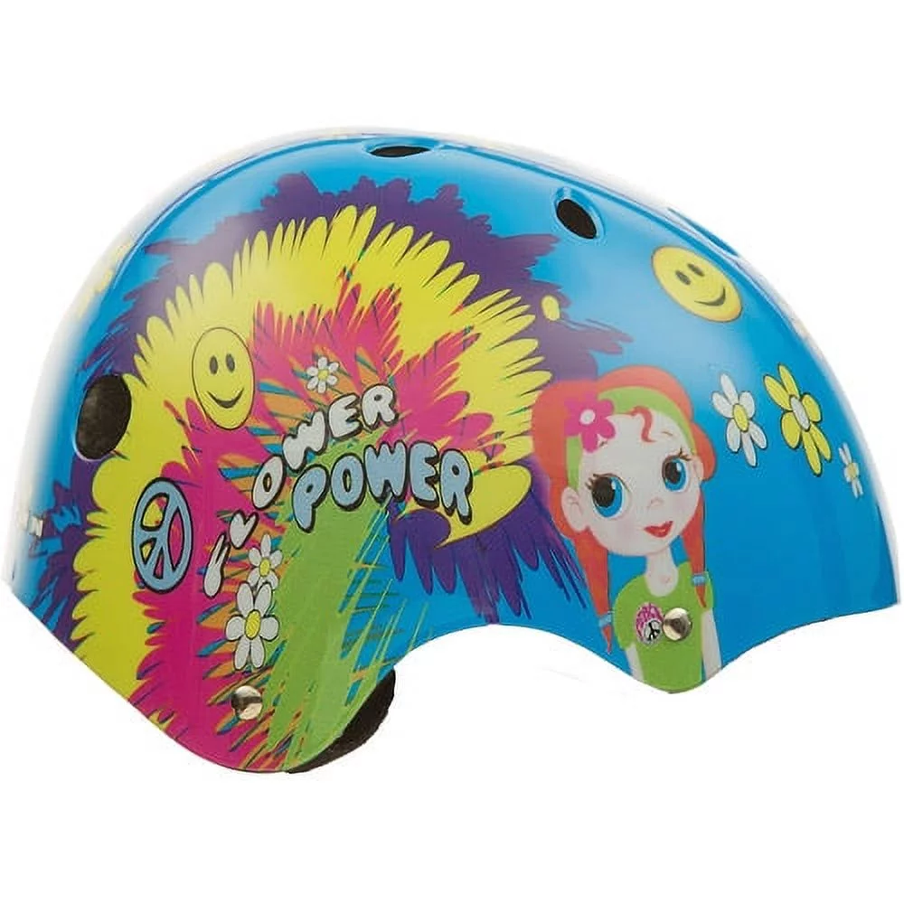 TITAN Flower Power Princess Protective BMX and Skateboard Helmet