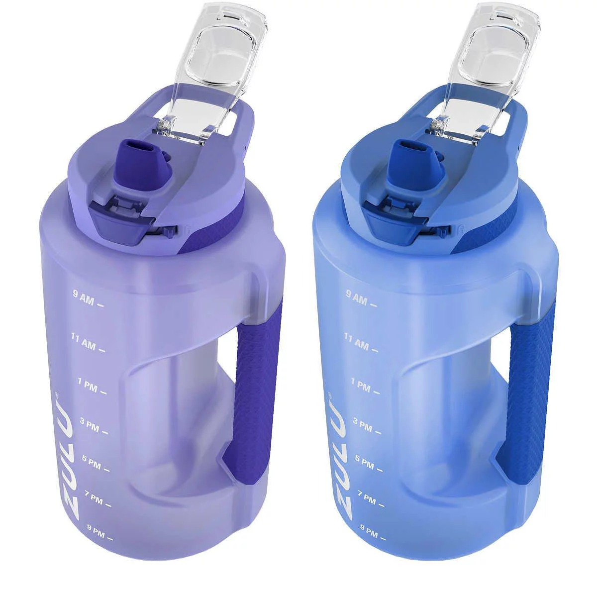 Zulu Goals 2 Half Gallon Water Bottles 1893 ml/64 oz.