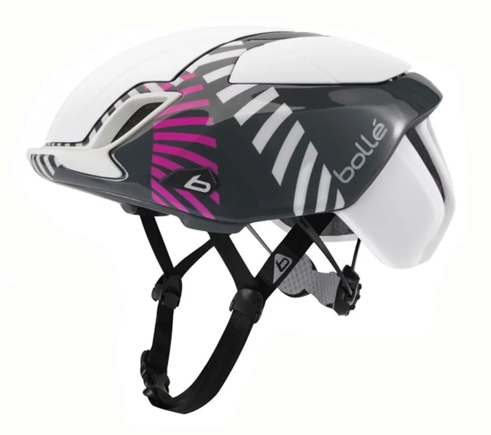 Bolle The One Road Premium Adult Cycling Helmet 58-62cm - White Circles