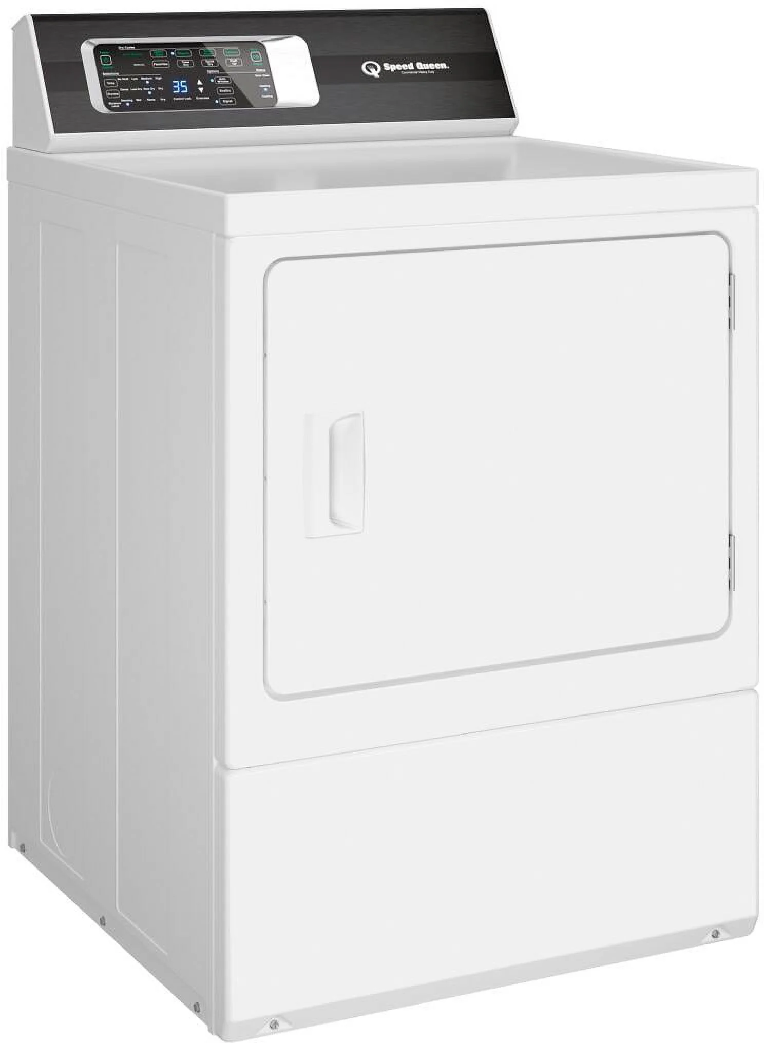 Speed Queen DR7003WE 27 inch ; Electric Dryer with 7 cu. ft. Capacity; Steam Sanitize; Pet Plus; Steam Boost; Drum Lighting; Up-Front Lint Filter; Reversible Door; in White