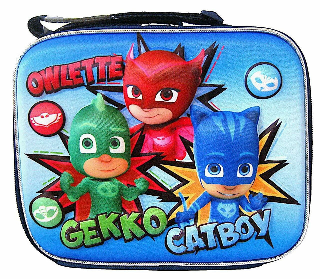 PJ Masks Insulated Lunch Box with 22 Ounce BPA Free Water Bottle