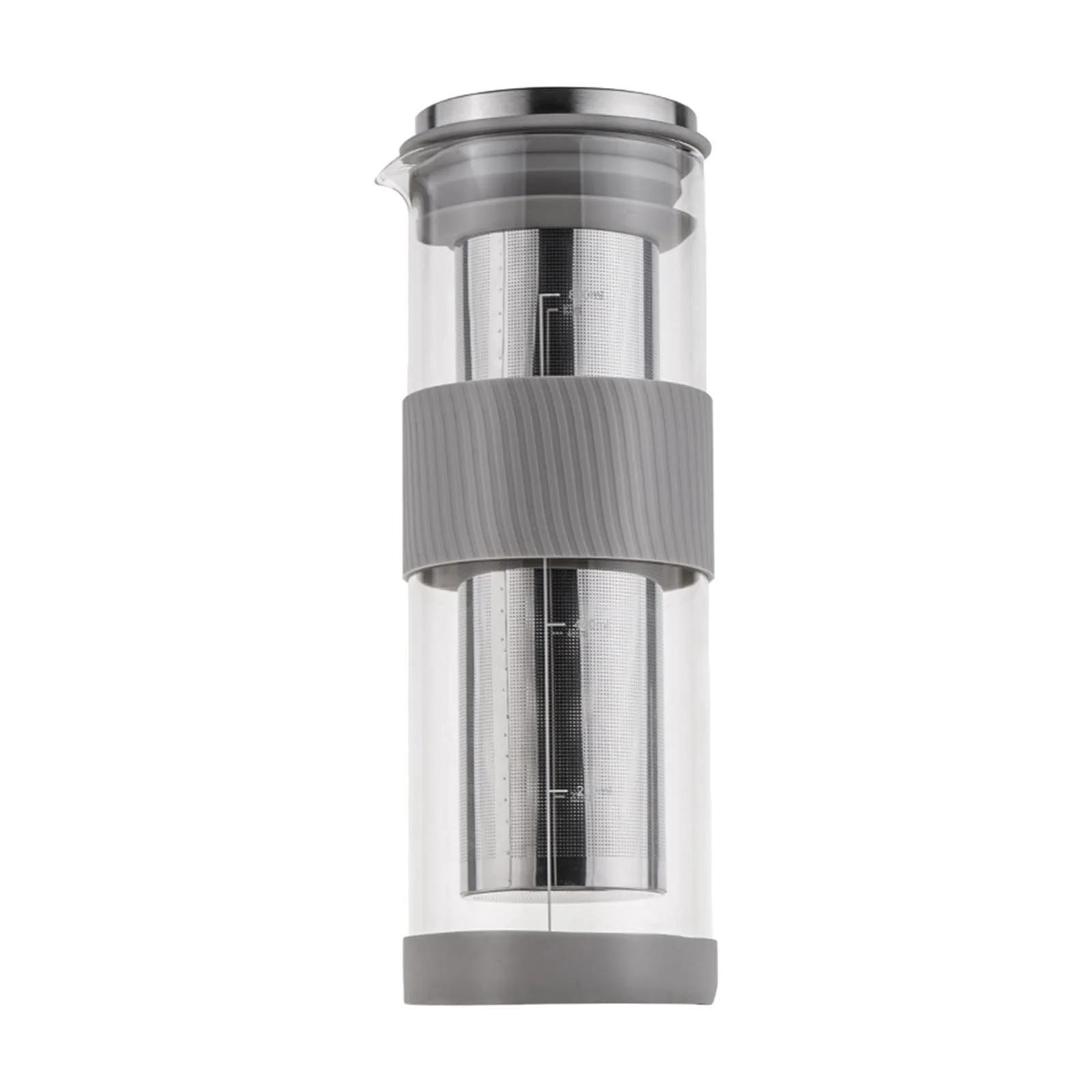 Glass Pitcher with Lid & Infuser for Fridge Iced Tea Pitcher for Tea Brewer 800ml