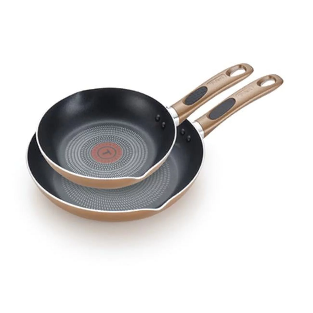 T-Fal B036S264 Excite 8 & 10.25 in. Non-stick Fry Pan Set, Bronze