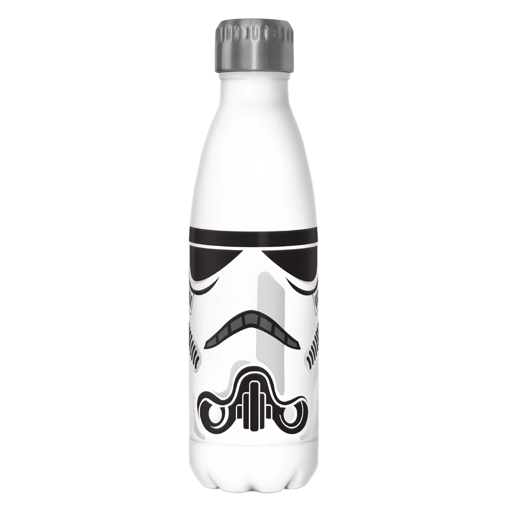 Star Wars Stormtrooper Face  Stainless Steel Water Bottle White 17 oz.