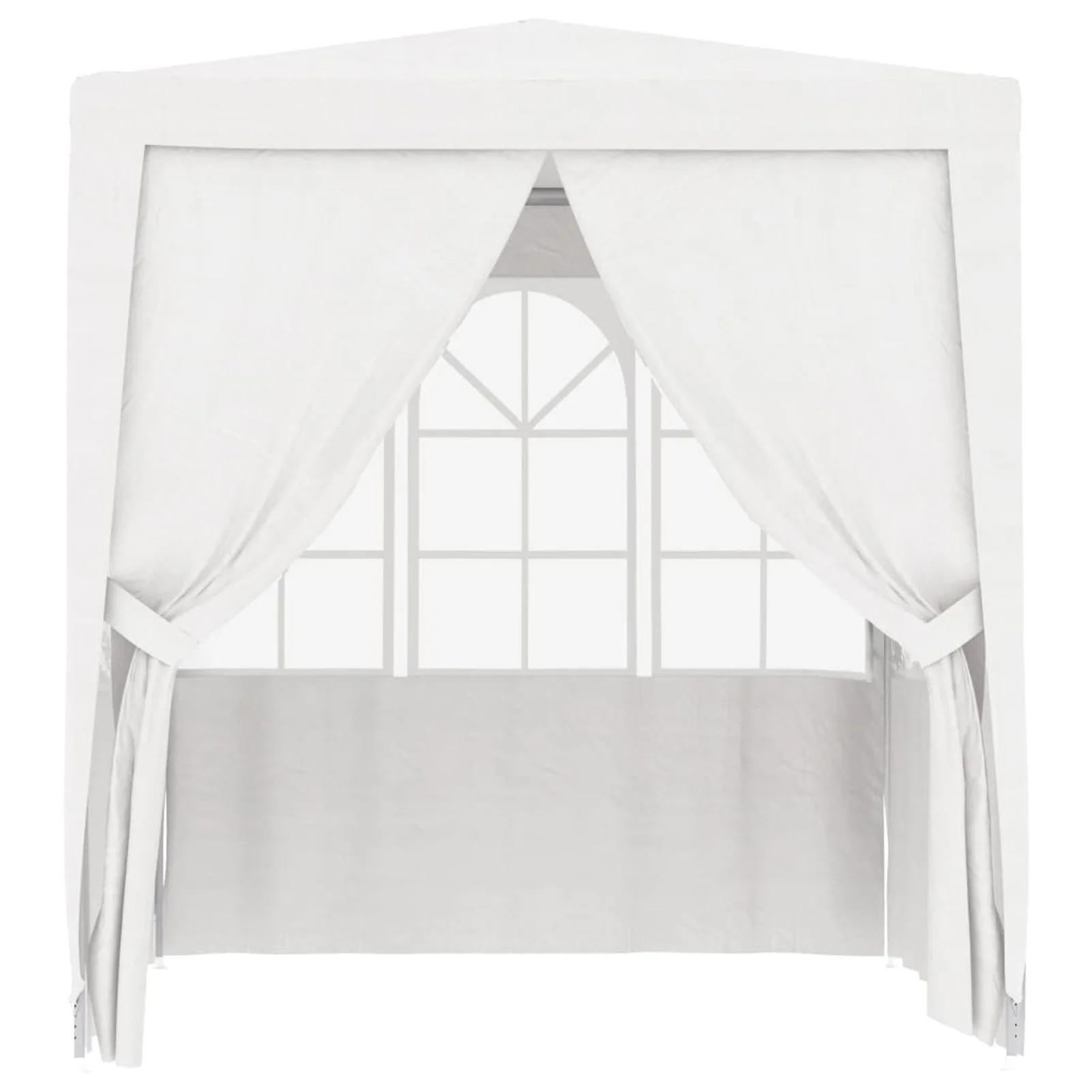 Irfora Professional Party Tent with Side Walls 8.2'x8.2' White 0.3 ozft²