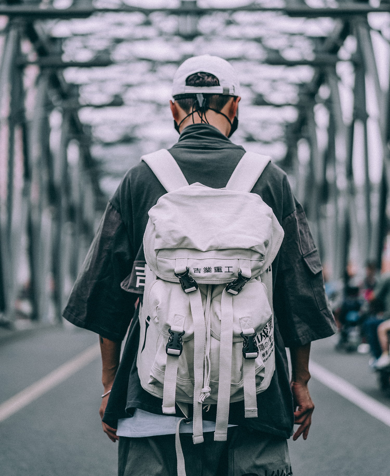 Travel Laptop Backpack Techwear Streetwear Anti Theft College School Slim Daypack Computer Bag Durable & Fits 15 Inch Laptop