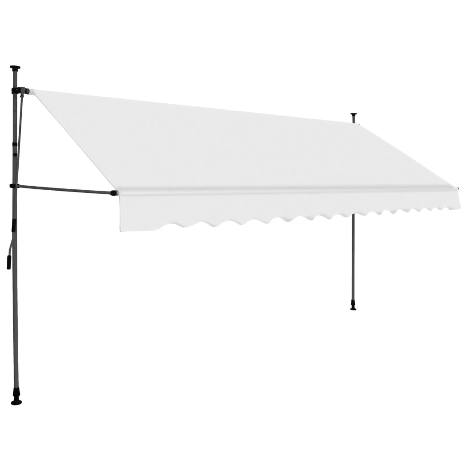 Walmeck Manual Retractable Awning with 157.5