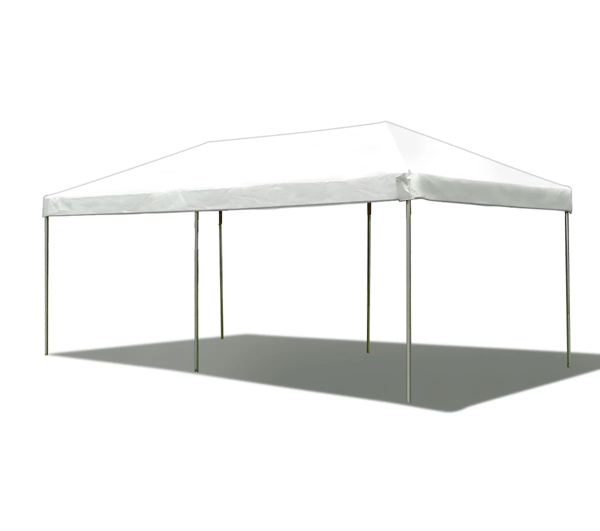 Party Tents Direct Polyethylene Weekender Frame Outdoor Party Tent, White, 10 ft x 20 ft