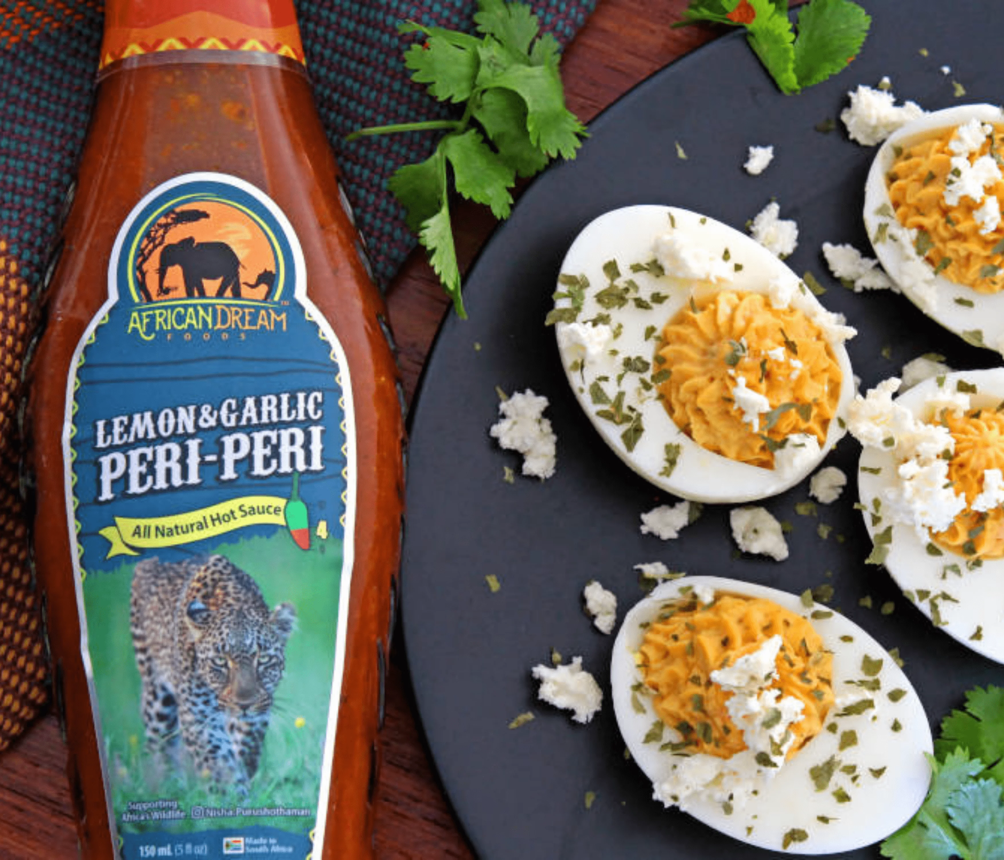 African Dream Foods Mildest Hot Sauce Gift Pack - Southern Braai - BBQ Sauce, Sweet Dream, Jalanasco - Fermented Jalapeno, Lemon & Garlic Peri-Peri | 5fl oz Bottles, 4PK