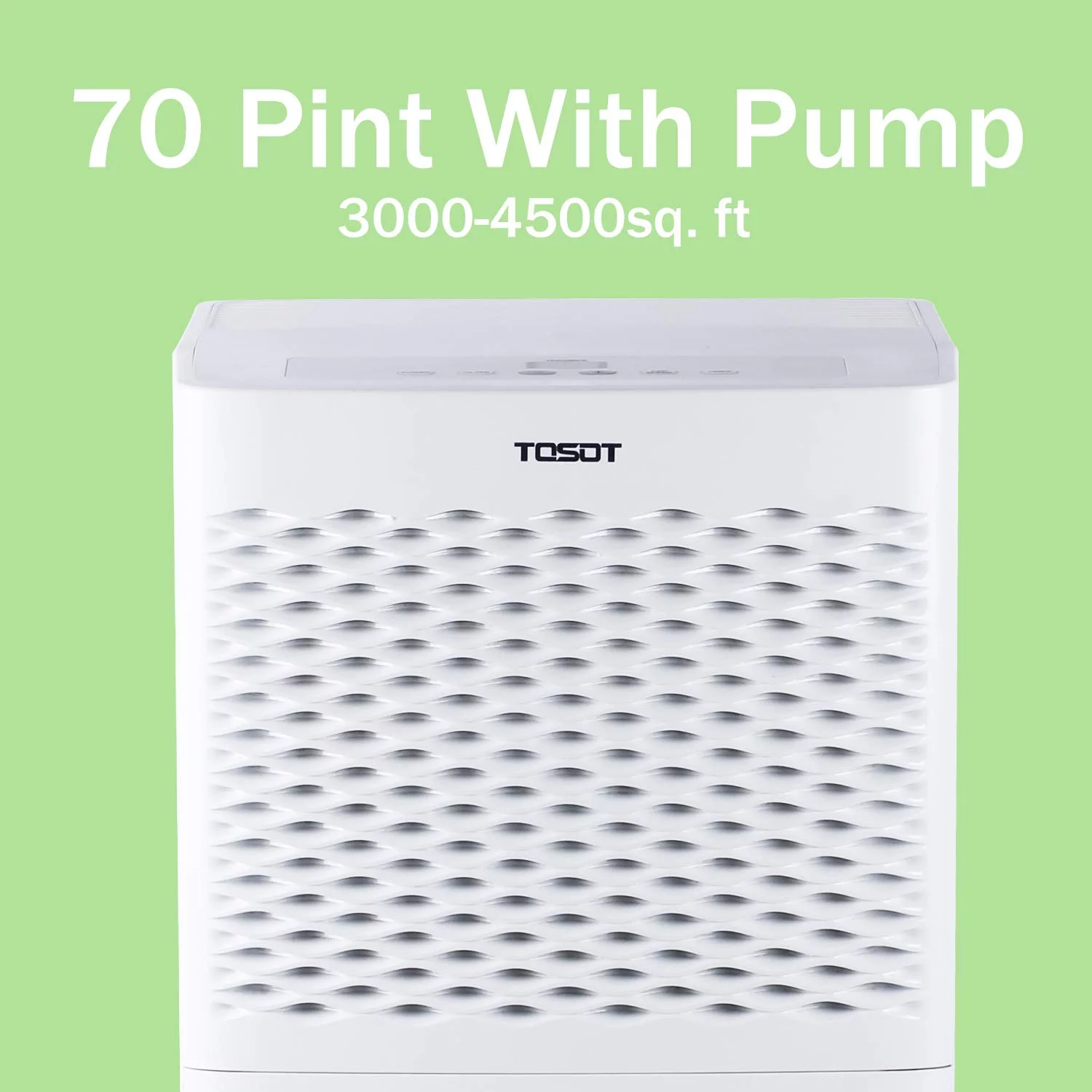 TOSOT 70 Pint Dehumidifier with Pump for Large Rooms up to 4500 Square Feet - for Basements, Large Rooms, and Whole House