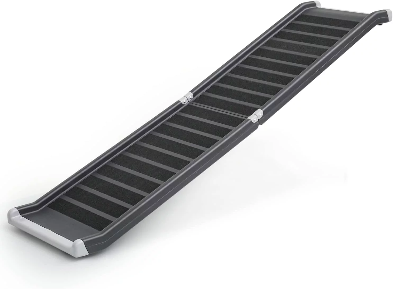 Folding Dog Ramp for Cars Trucks 63 Inch Portable Pet Ramp Stairs Step Ladder for Large Dogs, Easy Storage