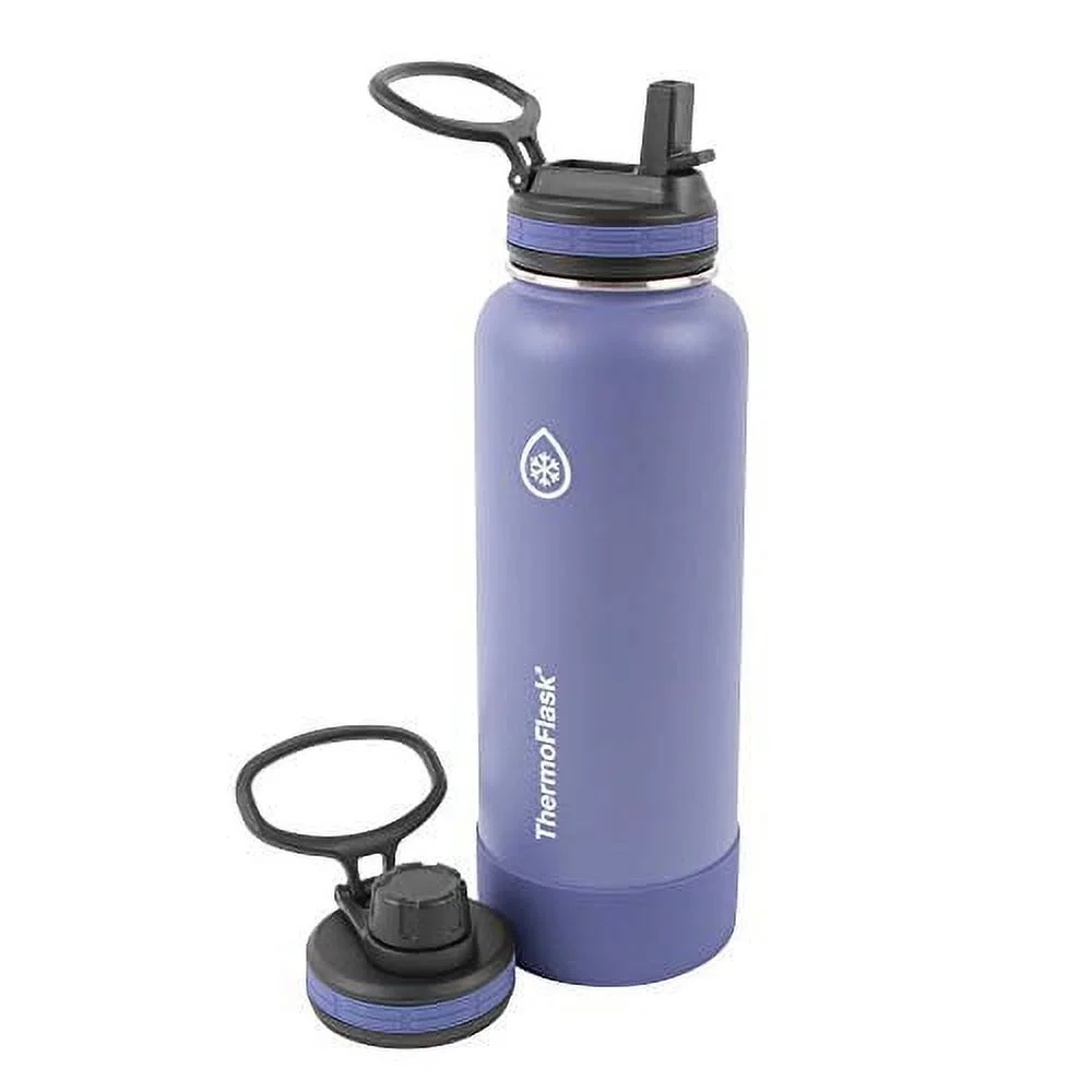 Thermoflask 40oz Stainless steel Insulated Water Bottle 2-pack - Blue/Purple