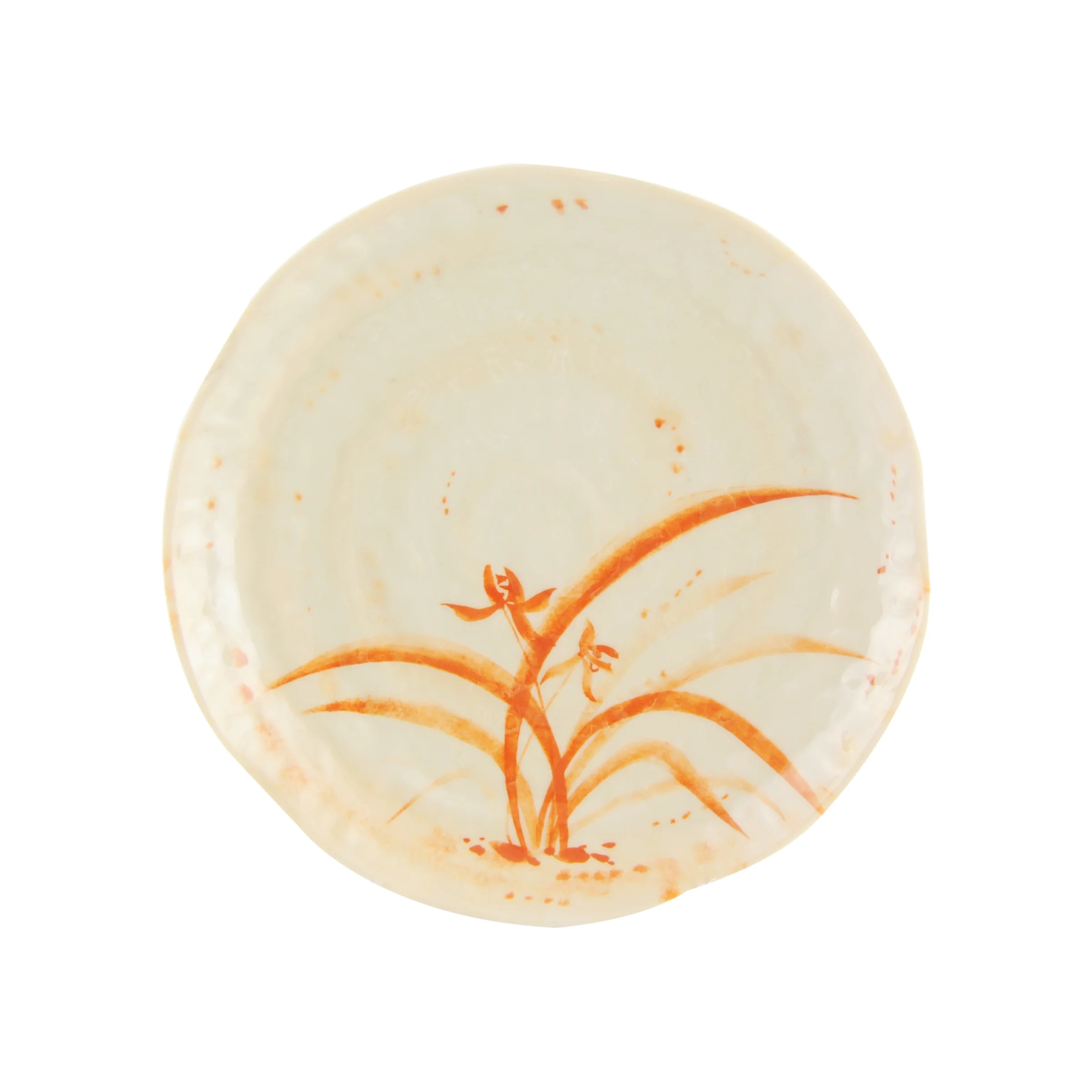 Excellante Gold Orchid Melamine Dinnerware Collection 7 1/4