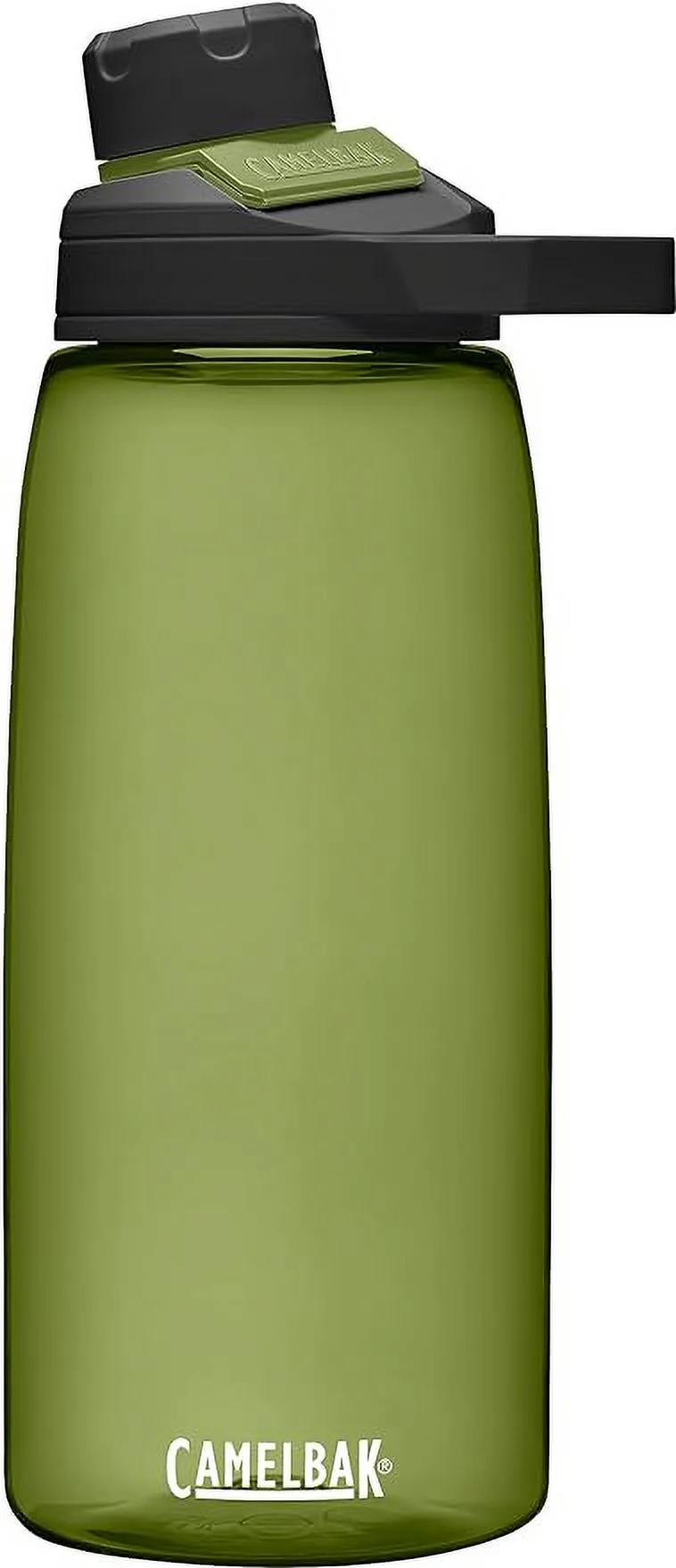 CamelBak Chute Mag BPA Free Water Bottle with Tritan Renew - Magnetic Cap Stows While Drinking, 32oz, Olive