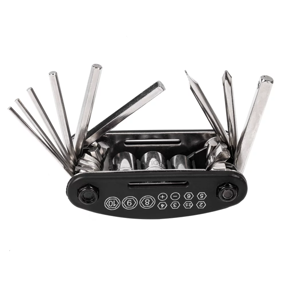 SAHOO Repair Cycling dsfen Function Bag Bicycle Walmeck- Kits 16 in 1 Multi 16 1 Honelife HUIOP Pack Kit Tool Seat Multifunctional , Saddle 16 1 Bike 16 1 16 1 Rookin