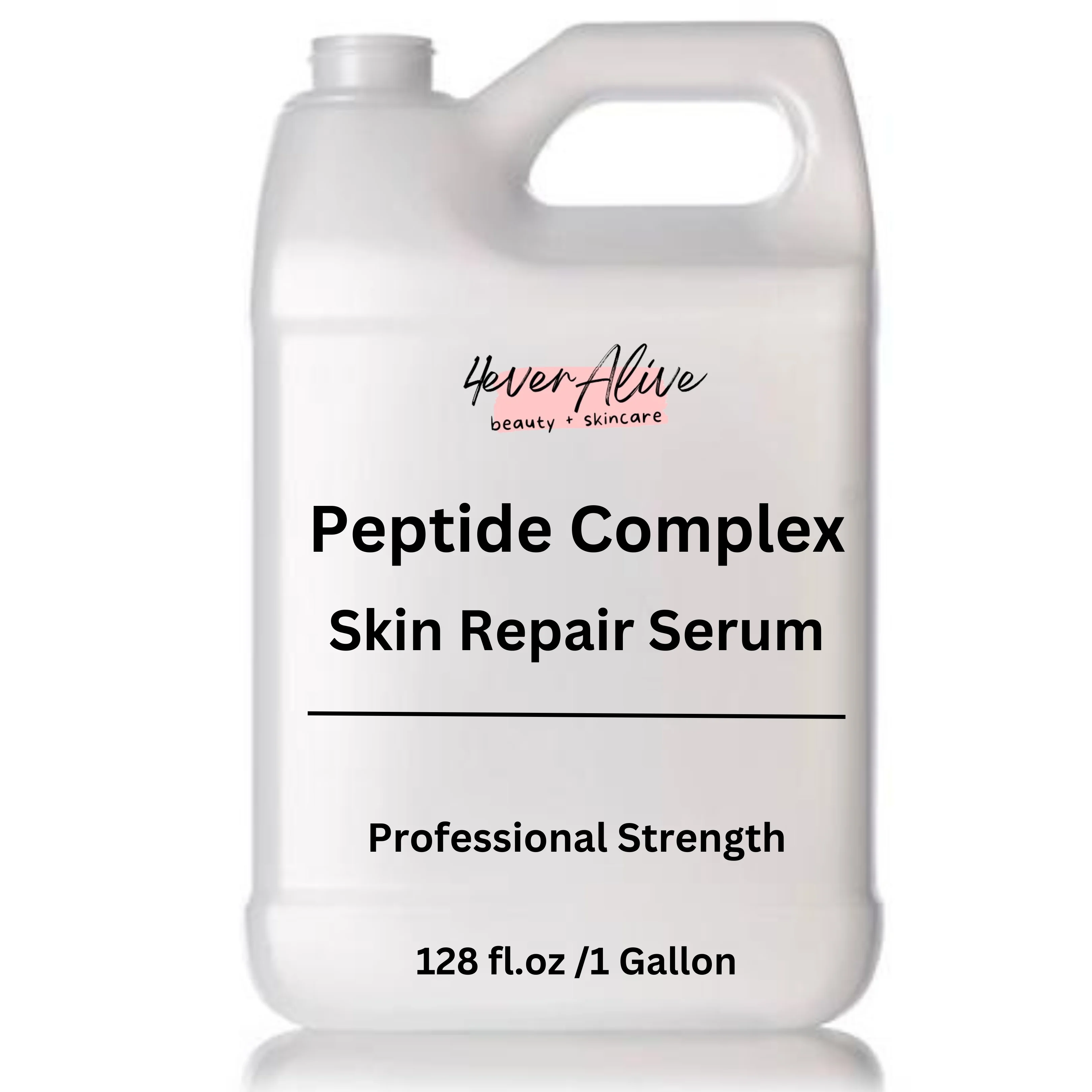 Peptide Complex Skin Repair Serum | All Skin Types | Dry Skin | 1 Gallon | by 4everAlive Labs