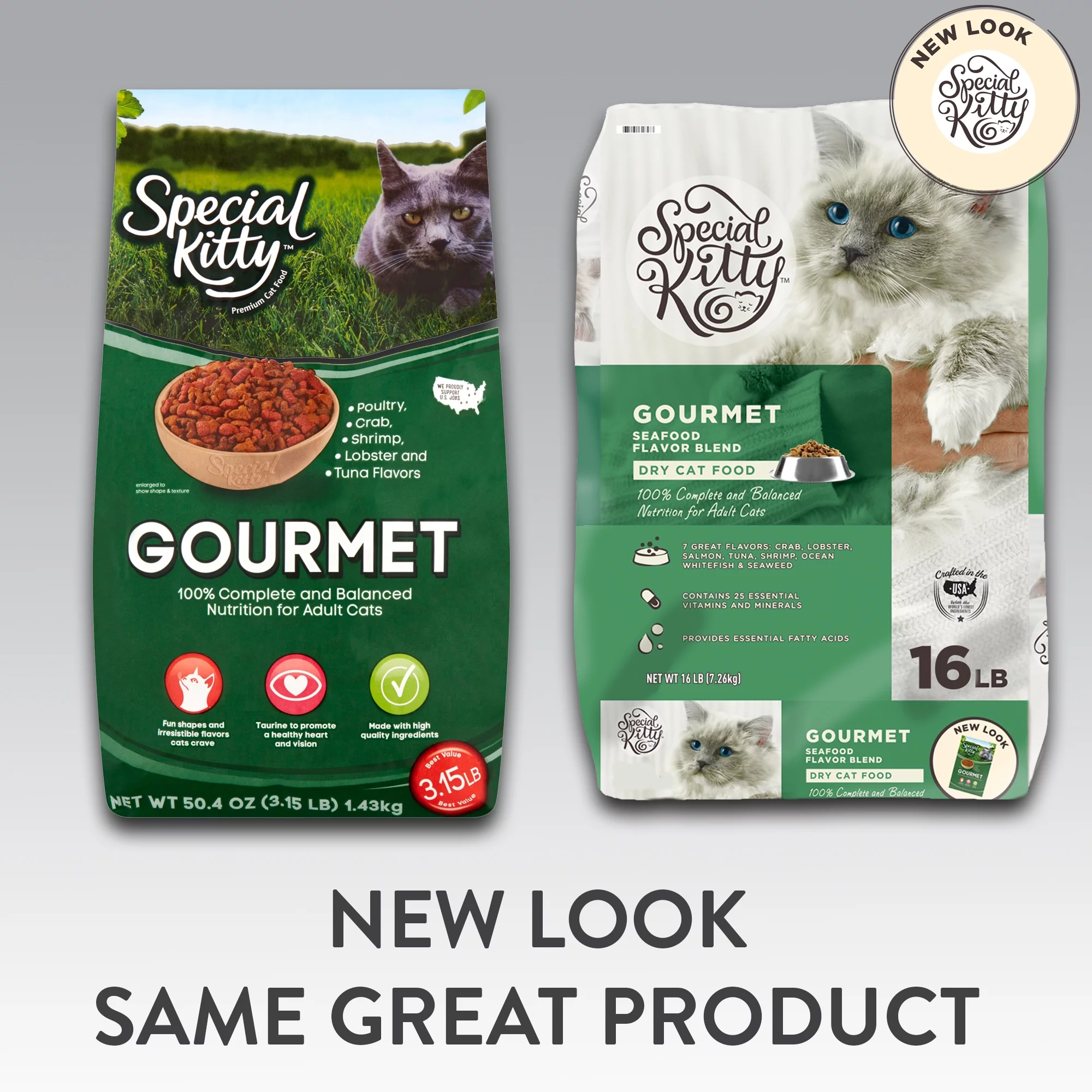Special Kitty Gourmet Formula Dry Cat Food, 35 lb