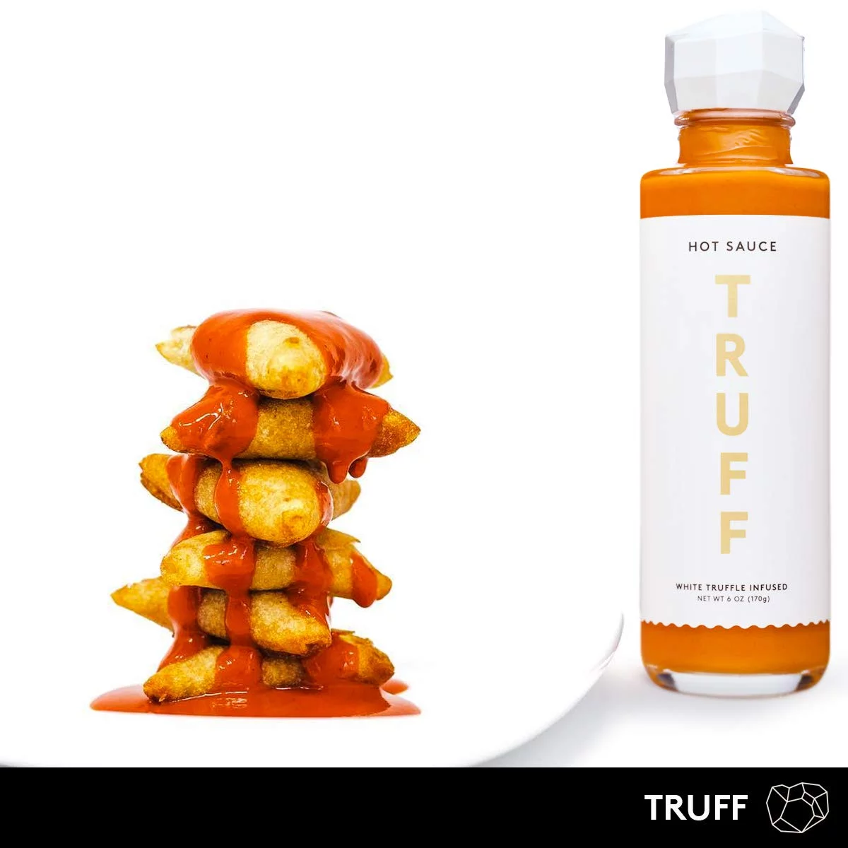 TRUFF White Truffle Hot Sauce, 6 oz Bottle