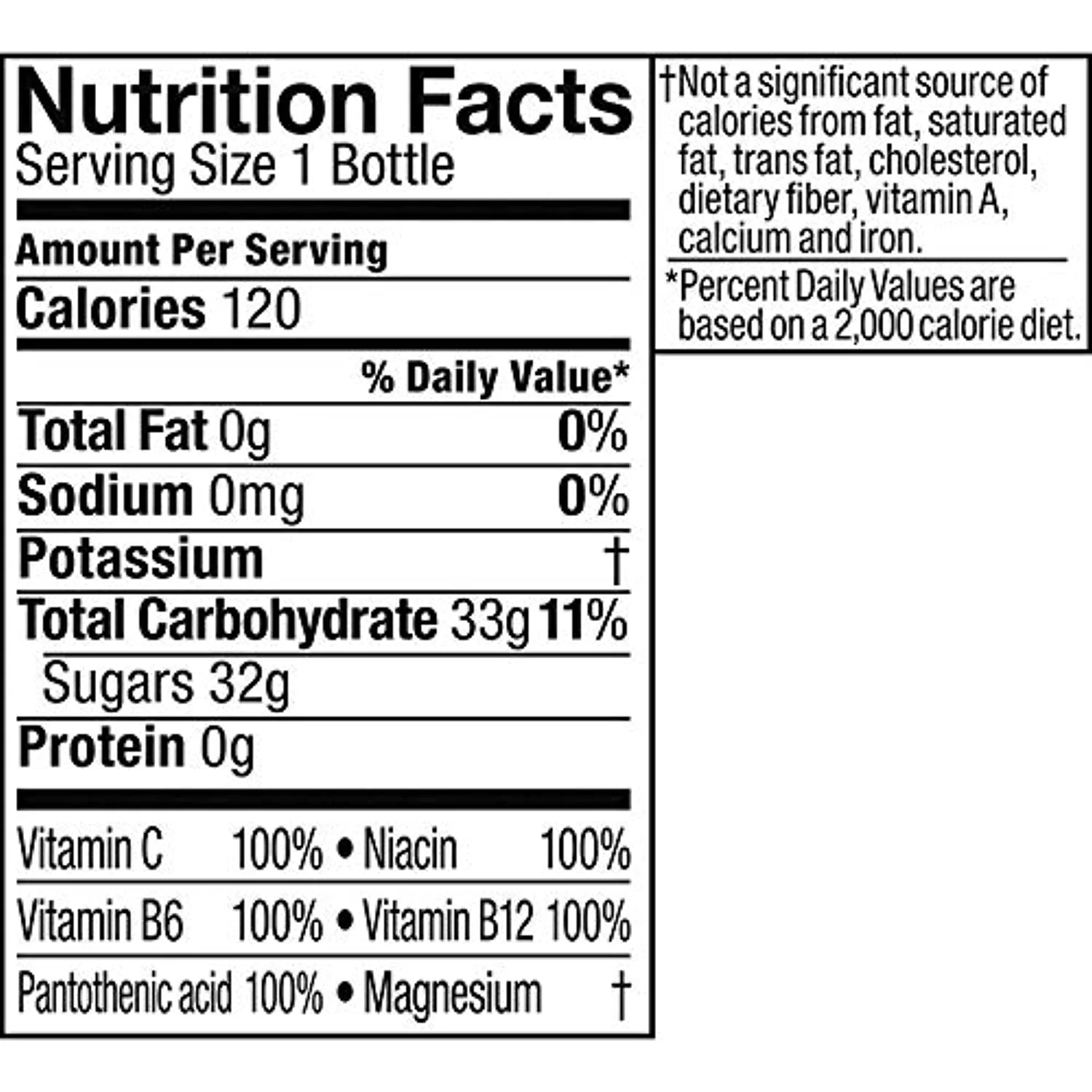 Vitamin Water Energy - Tropical Citrus, 20 Fl Oz Bottle (Pack of 6, Total of 120 Fl Oz)