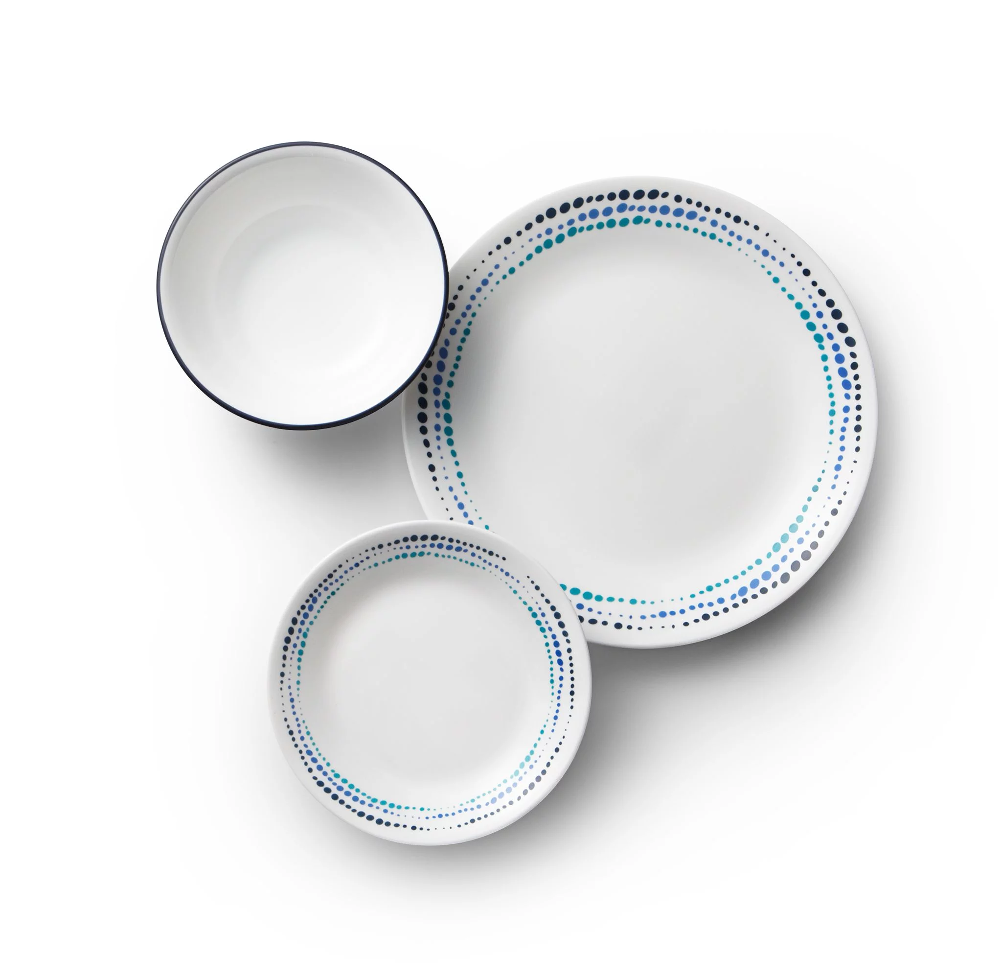Corelle Vivid White Salad and Dinner Plate Set, 8-pack