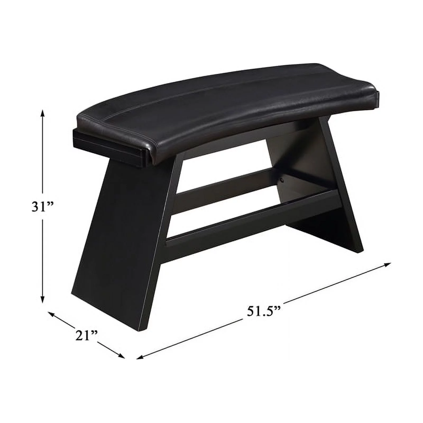 Lexicon Hillshaw 4-Piece Wood Dining Set in Brown