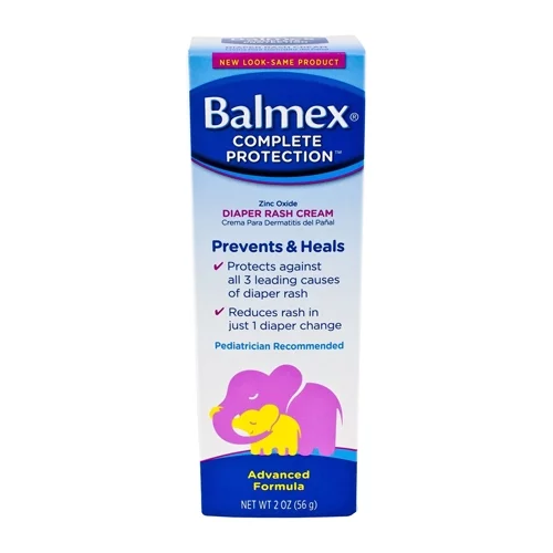 Balmex Complete Protection Diaper Rash Cream, 2 Oz, 3 Pack