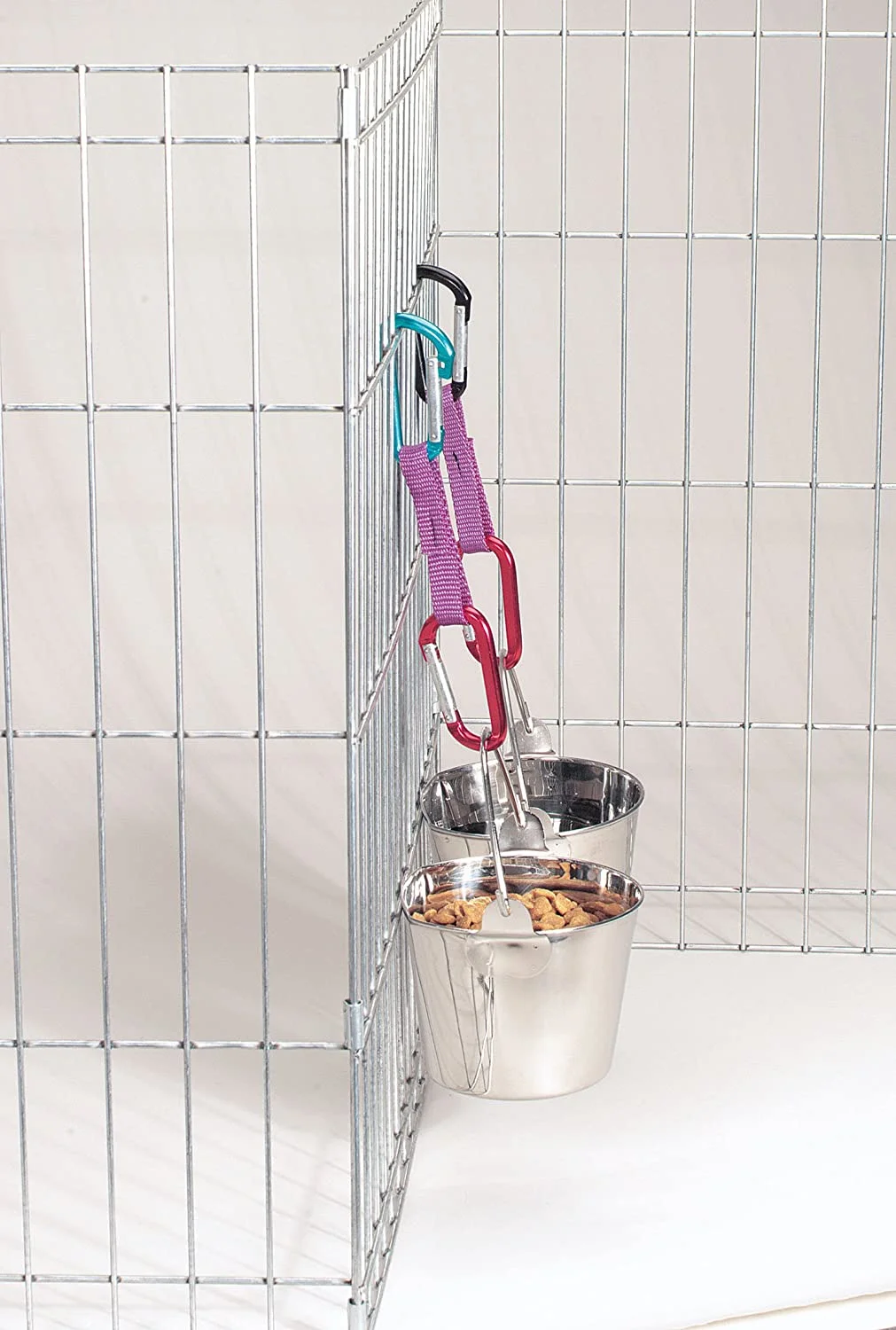 Stainless Steel Flat Sided Pails — Durable Pails For Fences, Cages, Crates, Or Kennels - 8