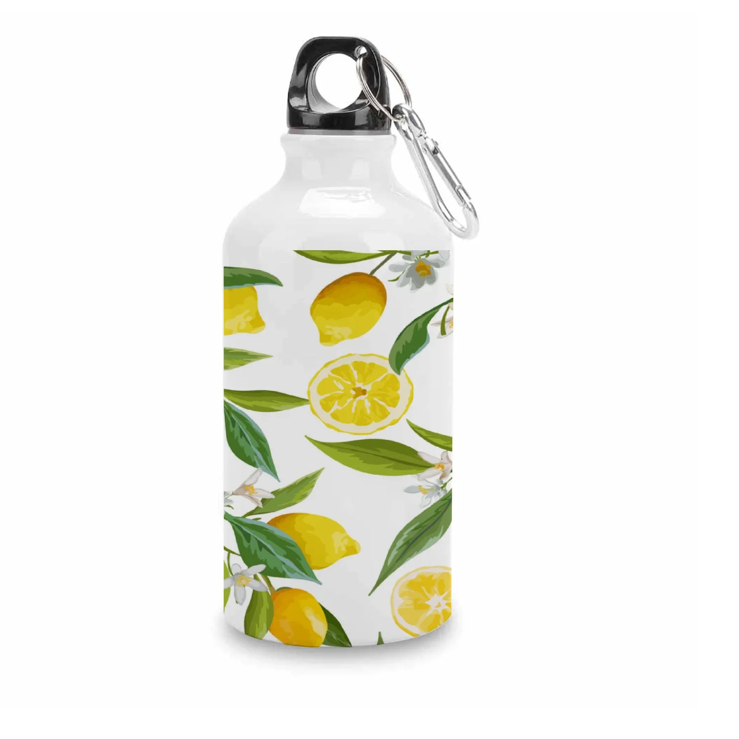 SKYSONIC 400ml Sport Aluminum Water Bottle,Fruits,Sport Multipack Leak Proof Easy Carry Travel Bottle with Twist Cap for Gym Hiking Camping Running Bike Outdoor