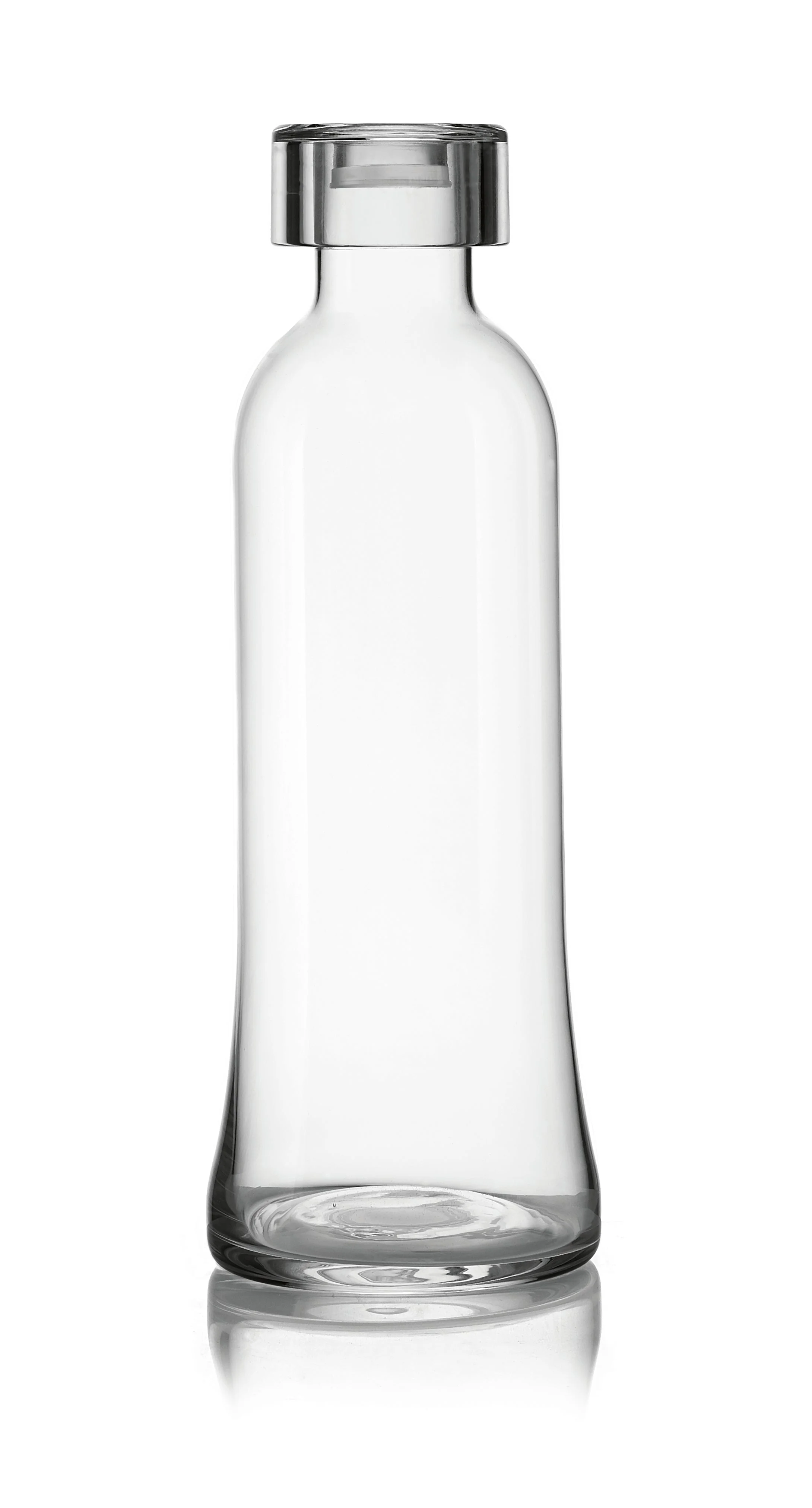 Guzzini Bottle jugs Glass 1 Liter Clear with Lid Lurisia