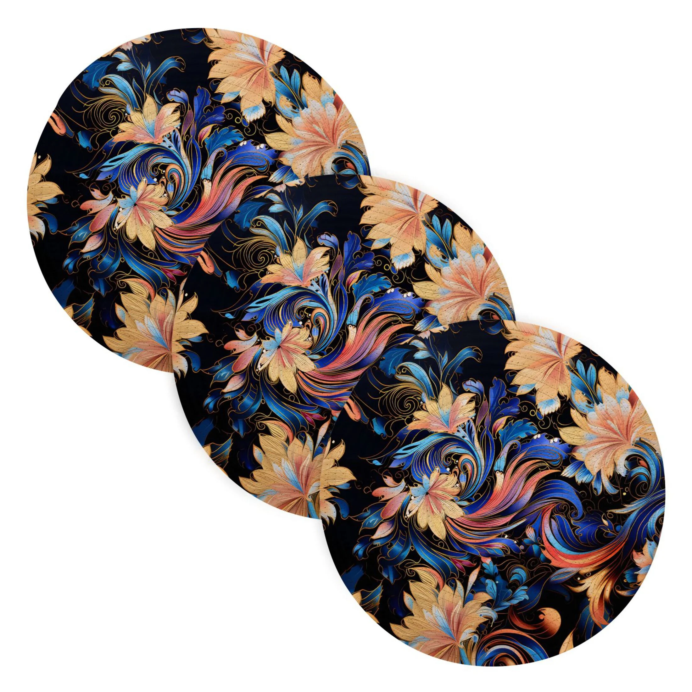 Flowers 3 PCs Pot Holders Trivets Kitchen 15