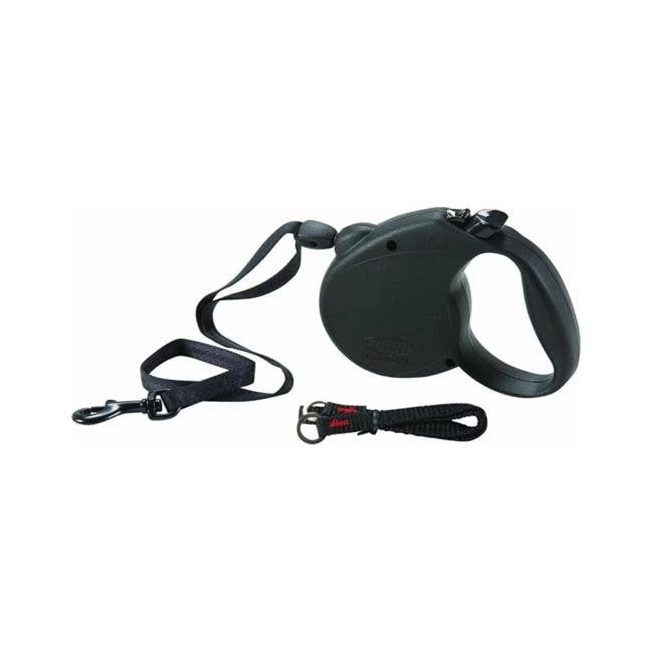 16 ft. Retractable Dog Leash with Soft Grip - Gray