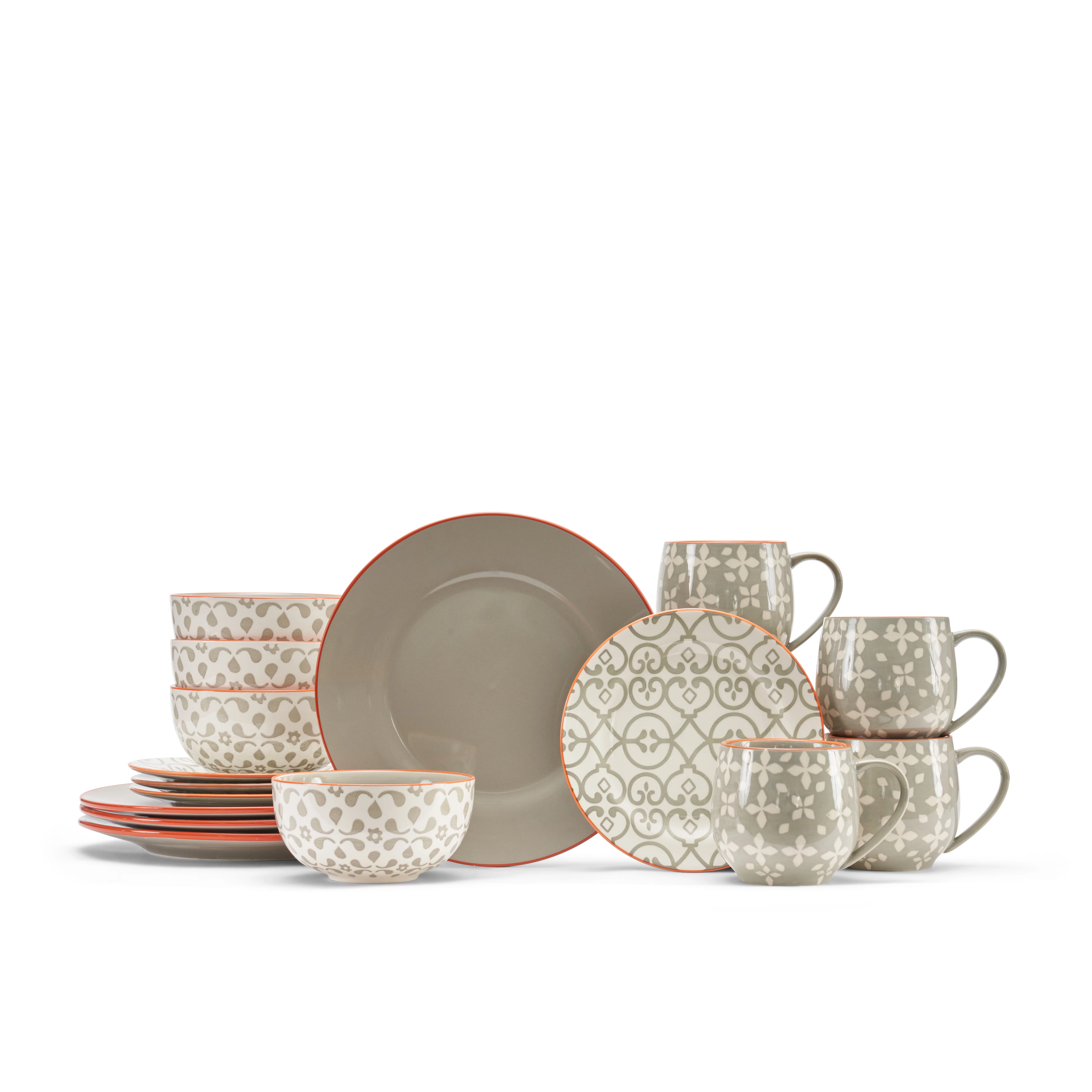 Baum Felice 16 Piece Stoneware Dinnerware Set