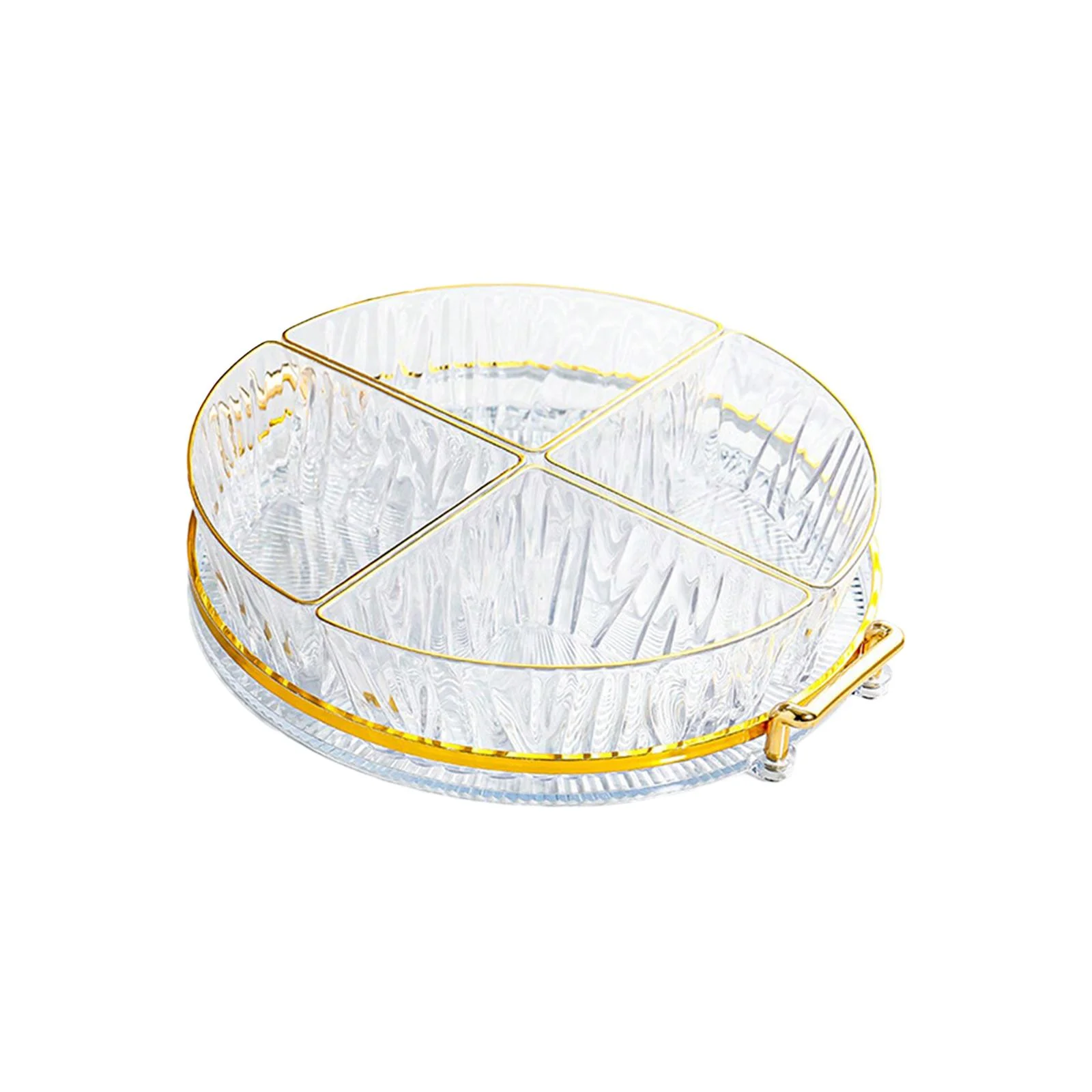 perfk Divided Serving Dishes Serving Bowls for Party Dinner Table Snacks