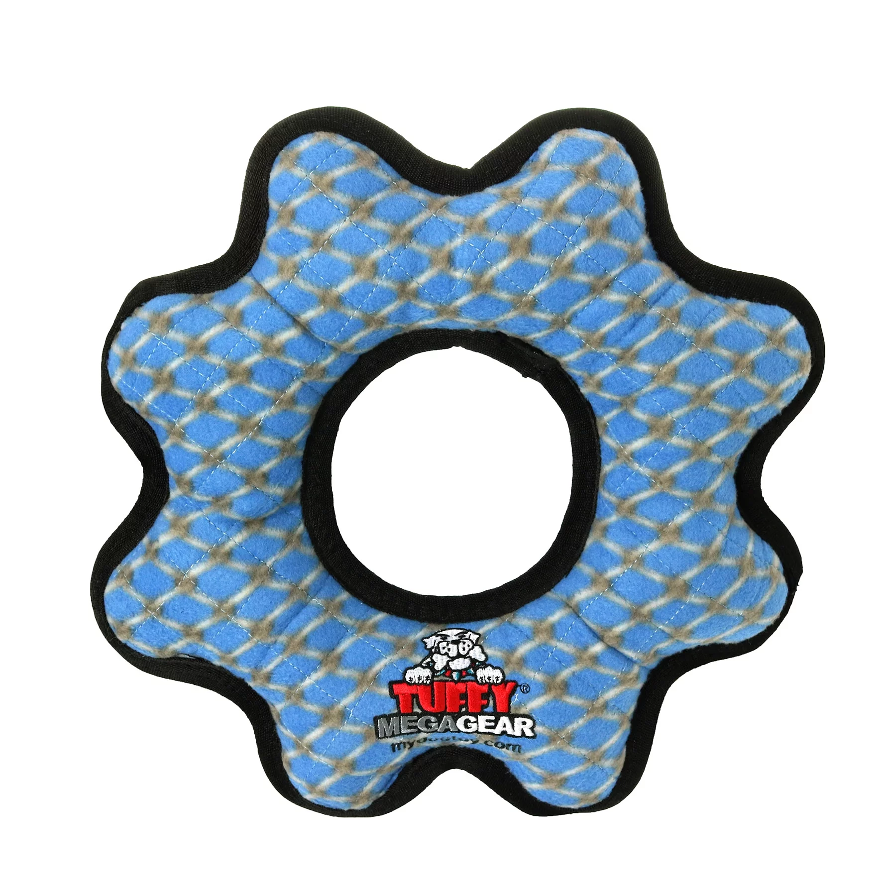 Tuffy Mega Gear Ring Chain Link, Durable Dog Toy